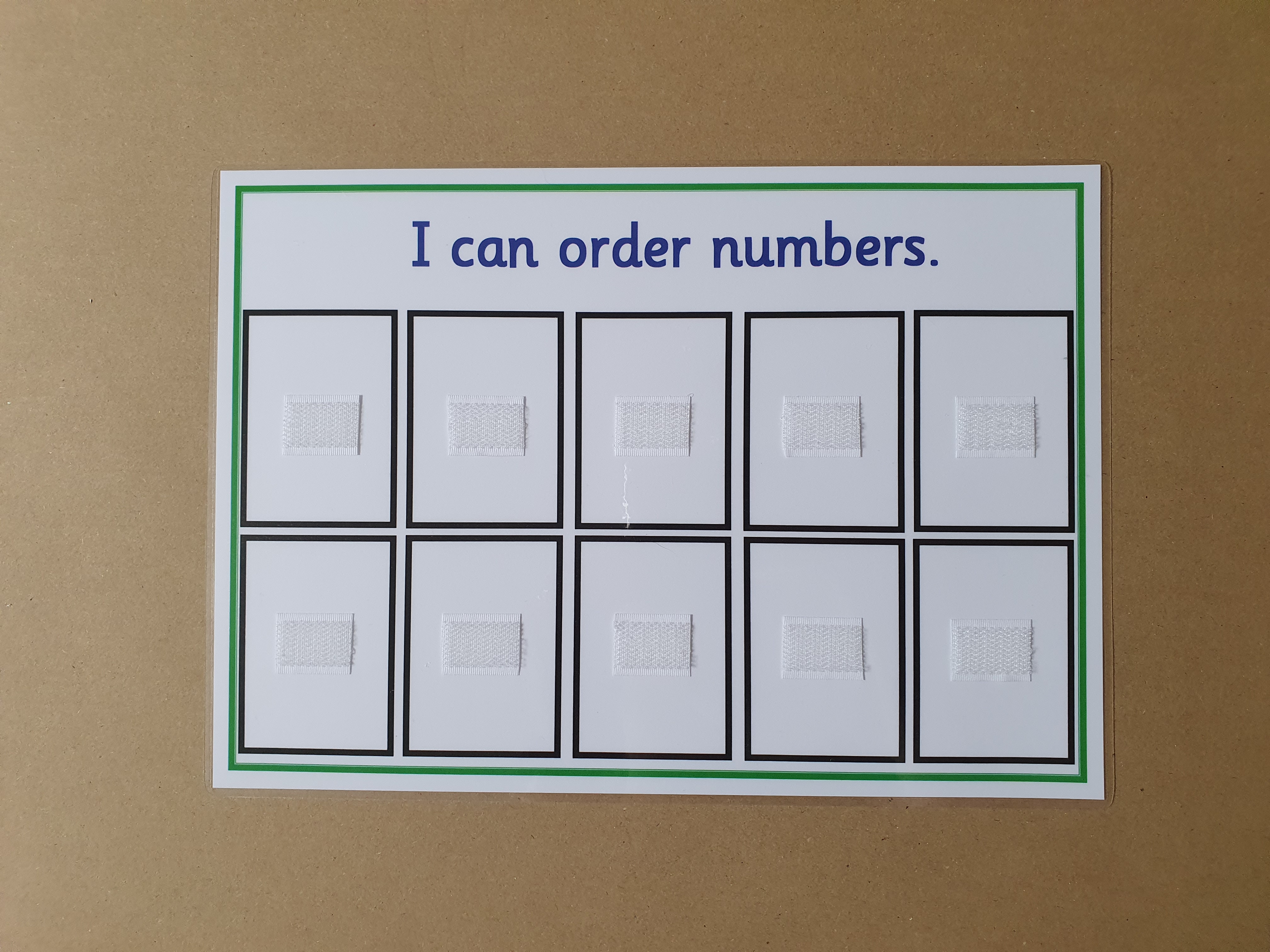 I can order numbers 1-10