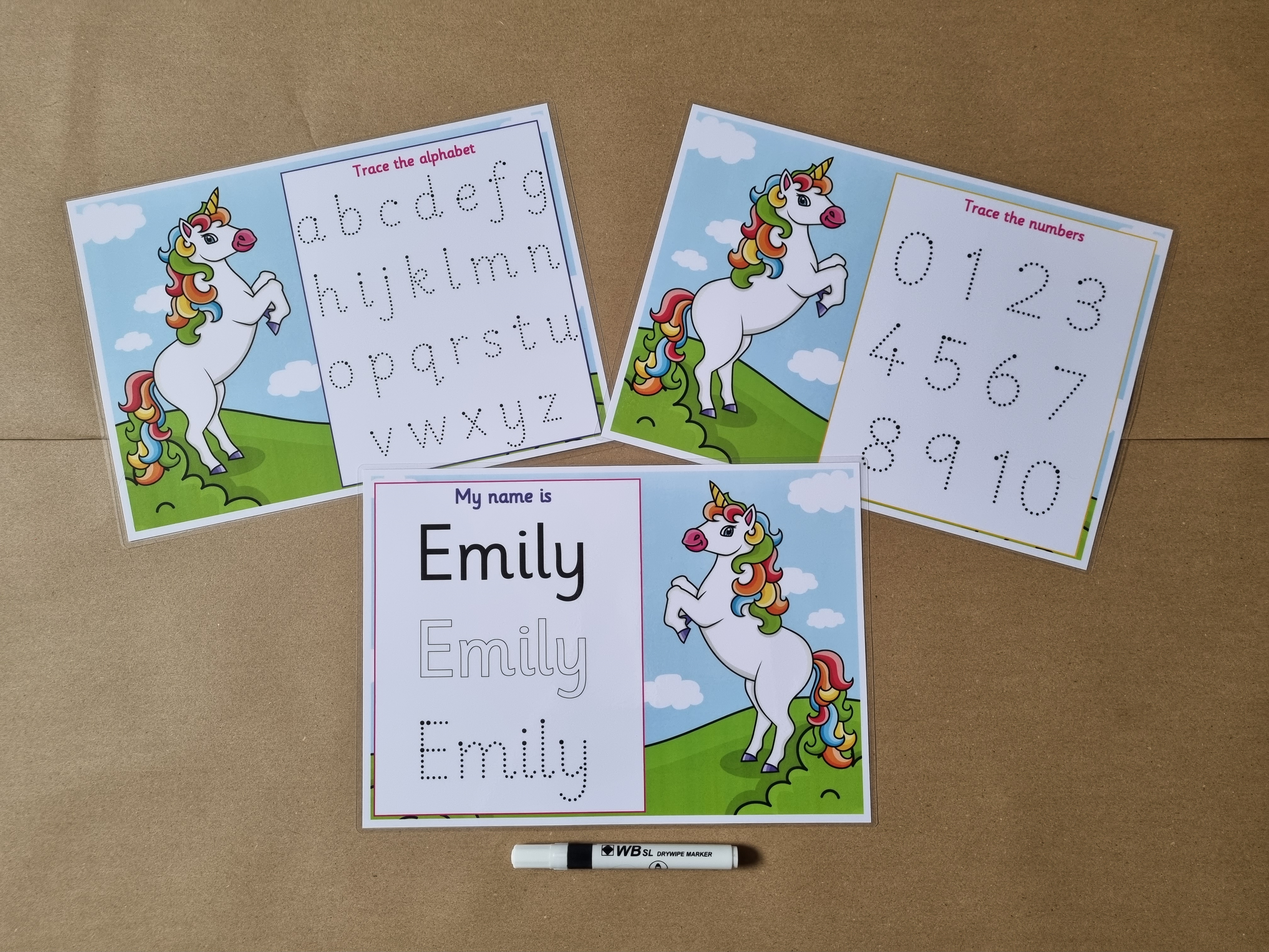 Unicorn Tracing Mat Bundle