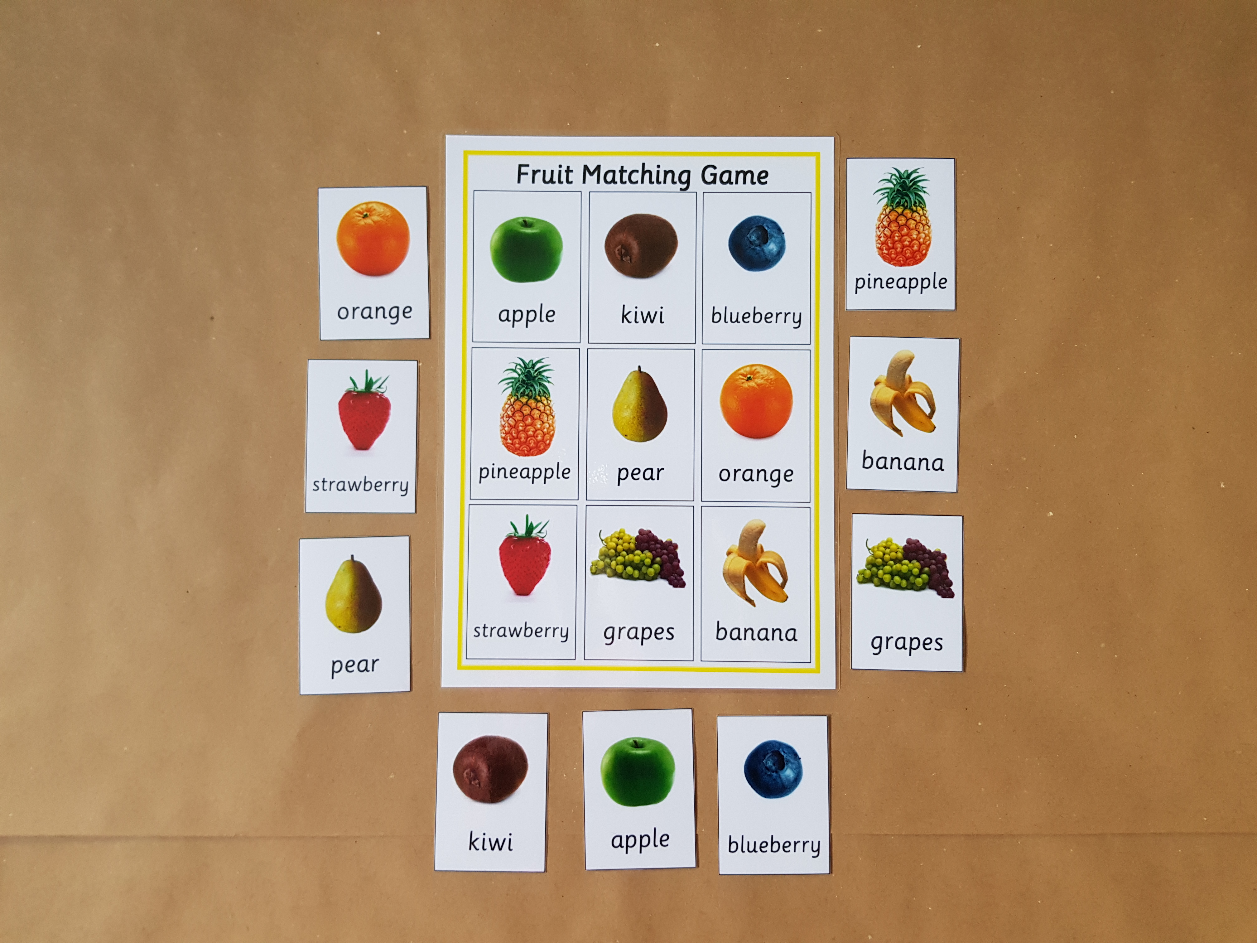 Fruit Matching Game
