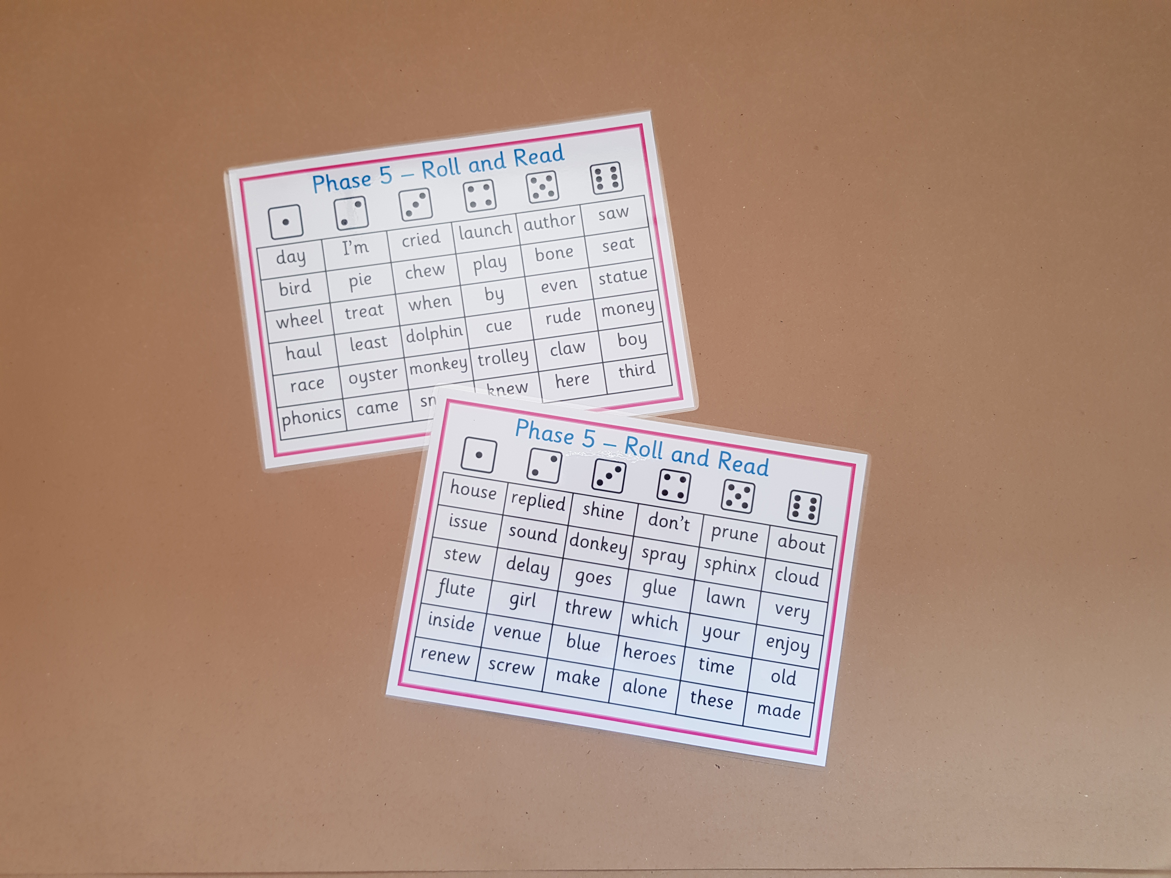 Phase 5 Roll and Read Game