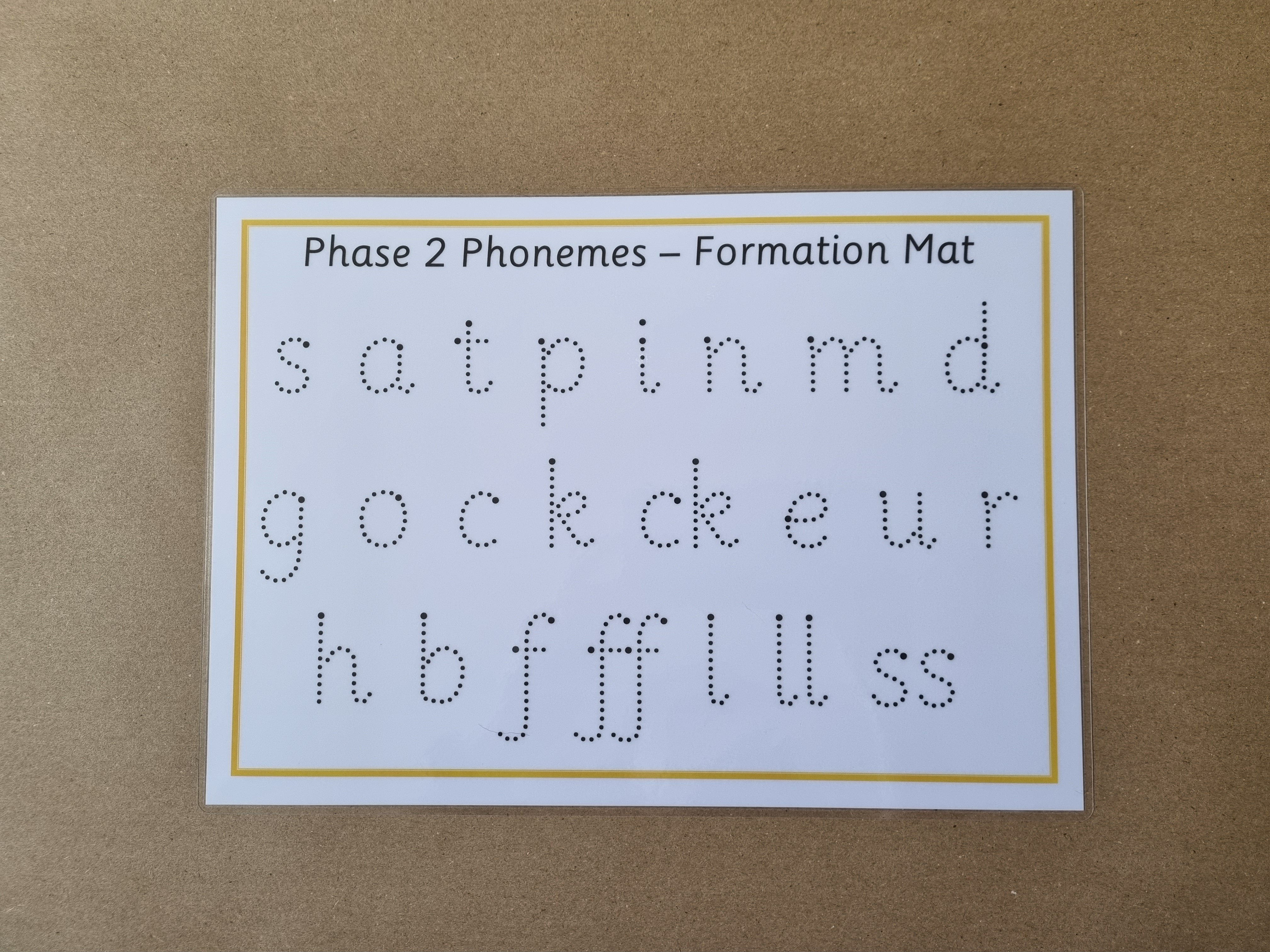 Phase 2 Phonemes Formation Mat 