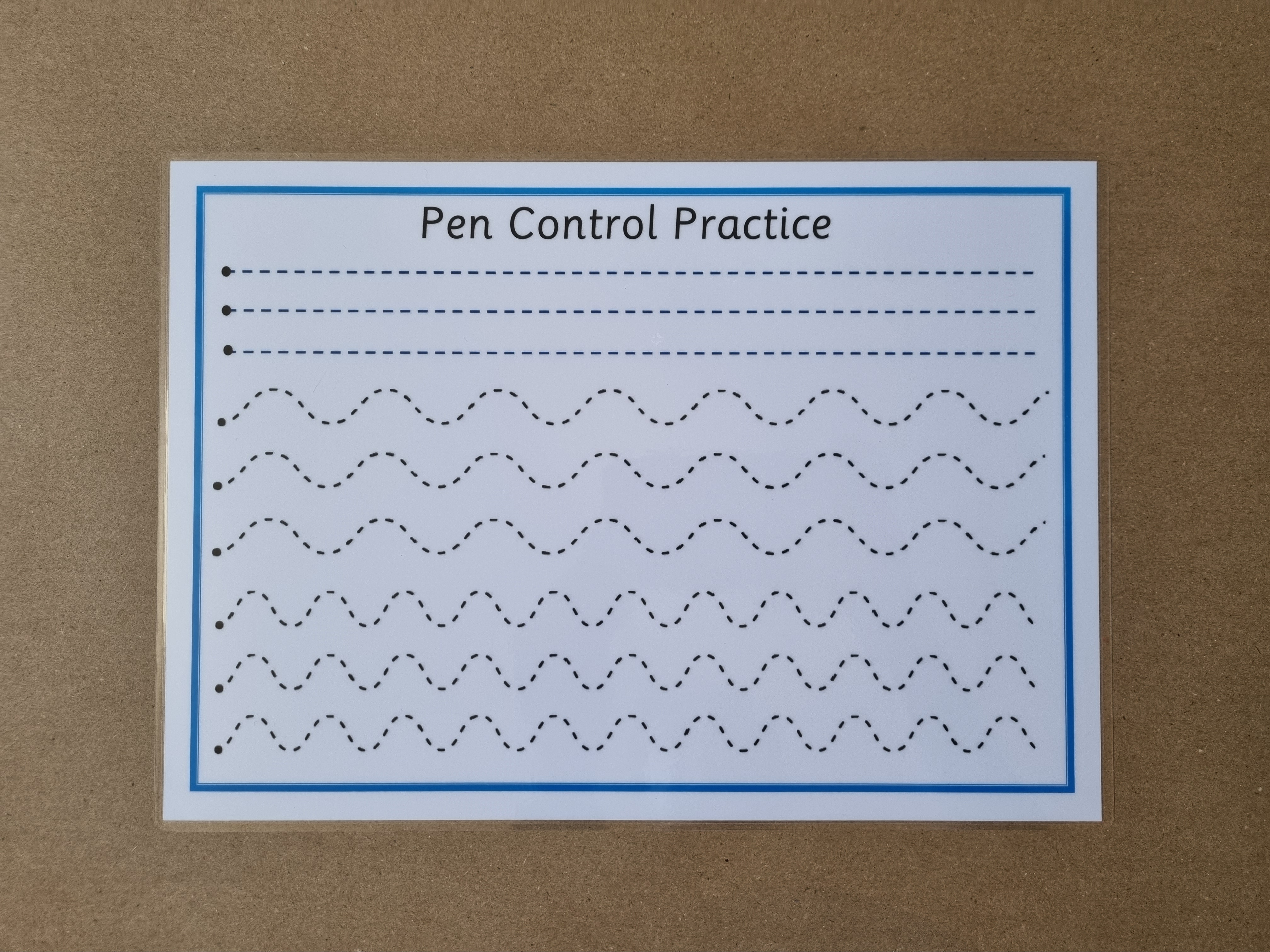 3x Pen Control Practice Mats