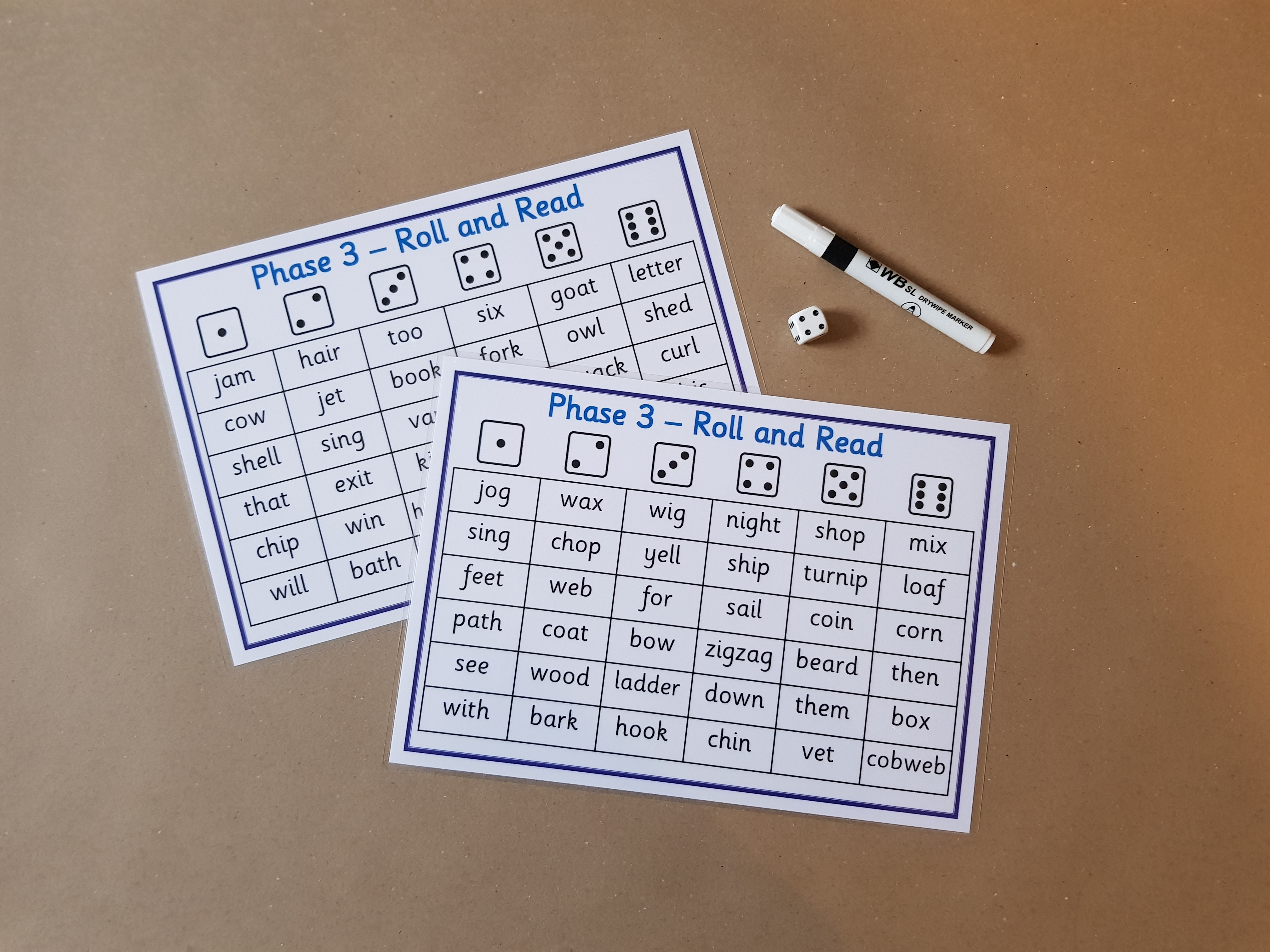 Phase 3 Roll and Read Game