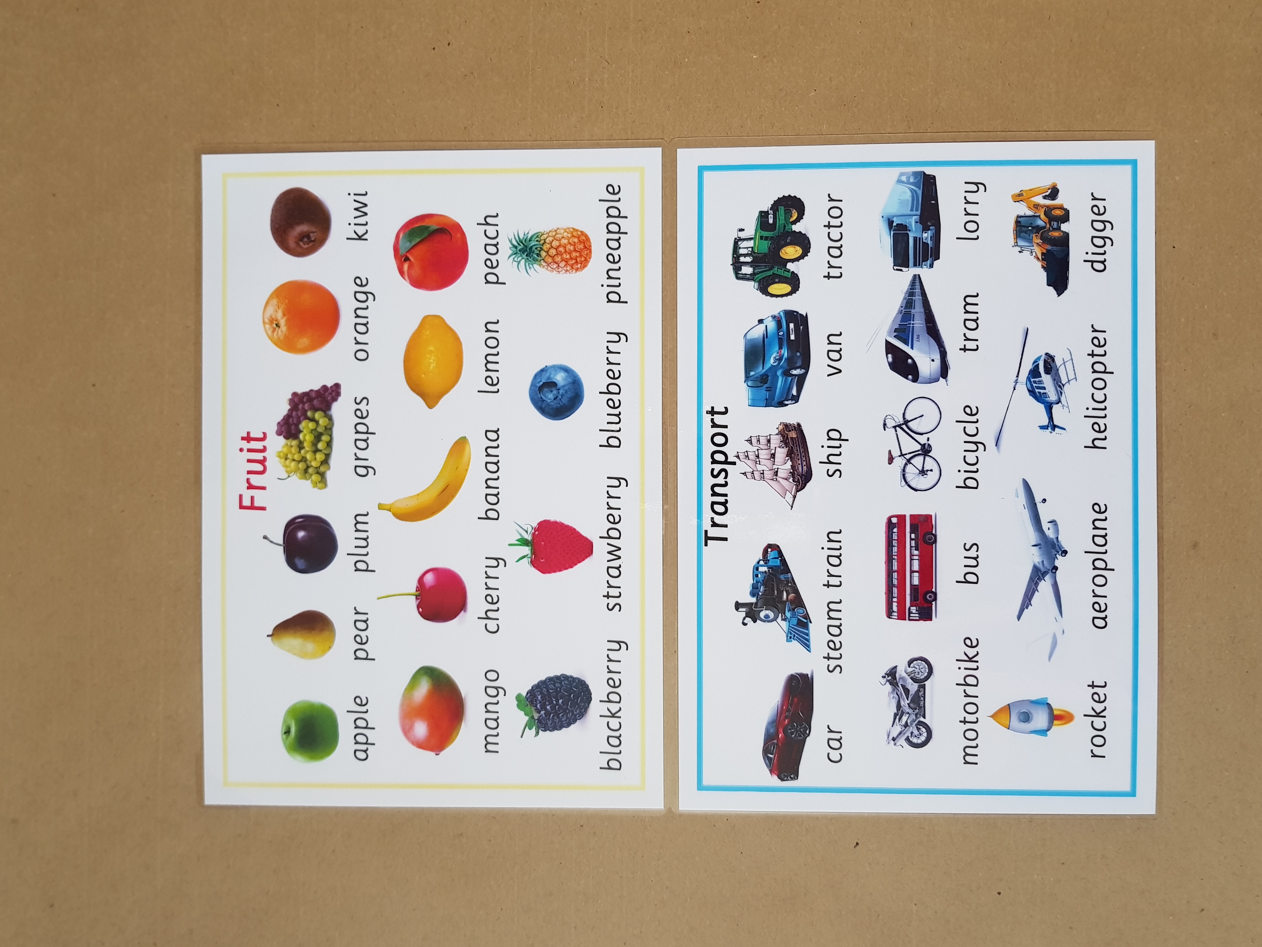 Early Learning poster bundle  - 10 Laminated A4 posters