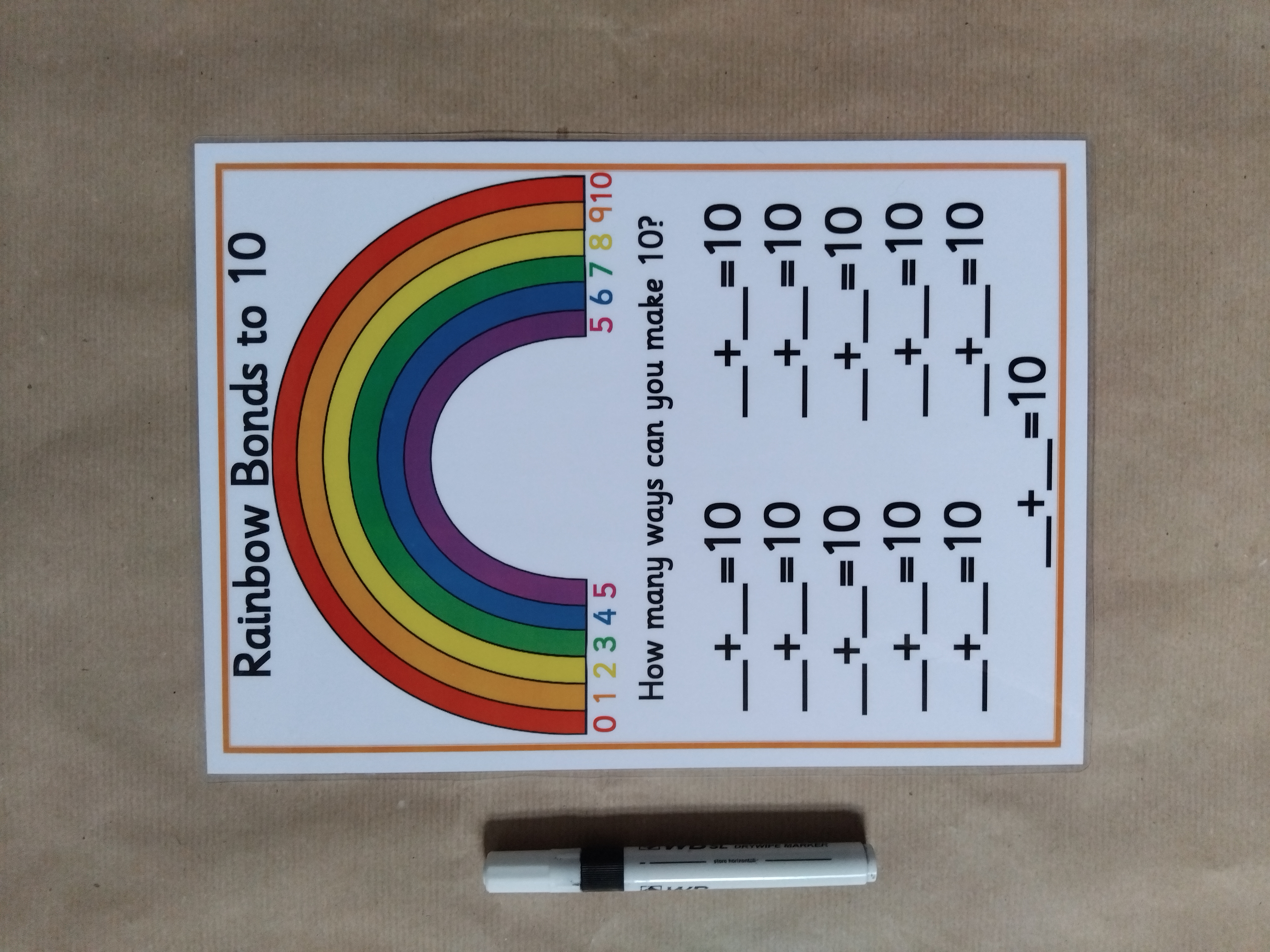 Rainbow bonds to 10