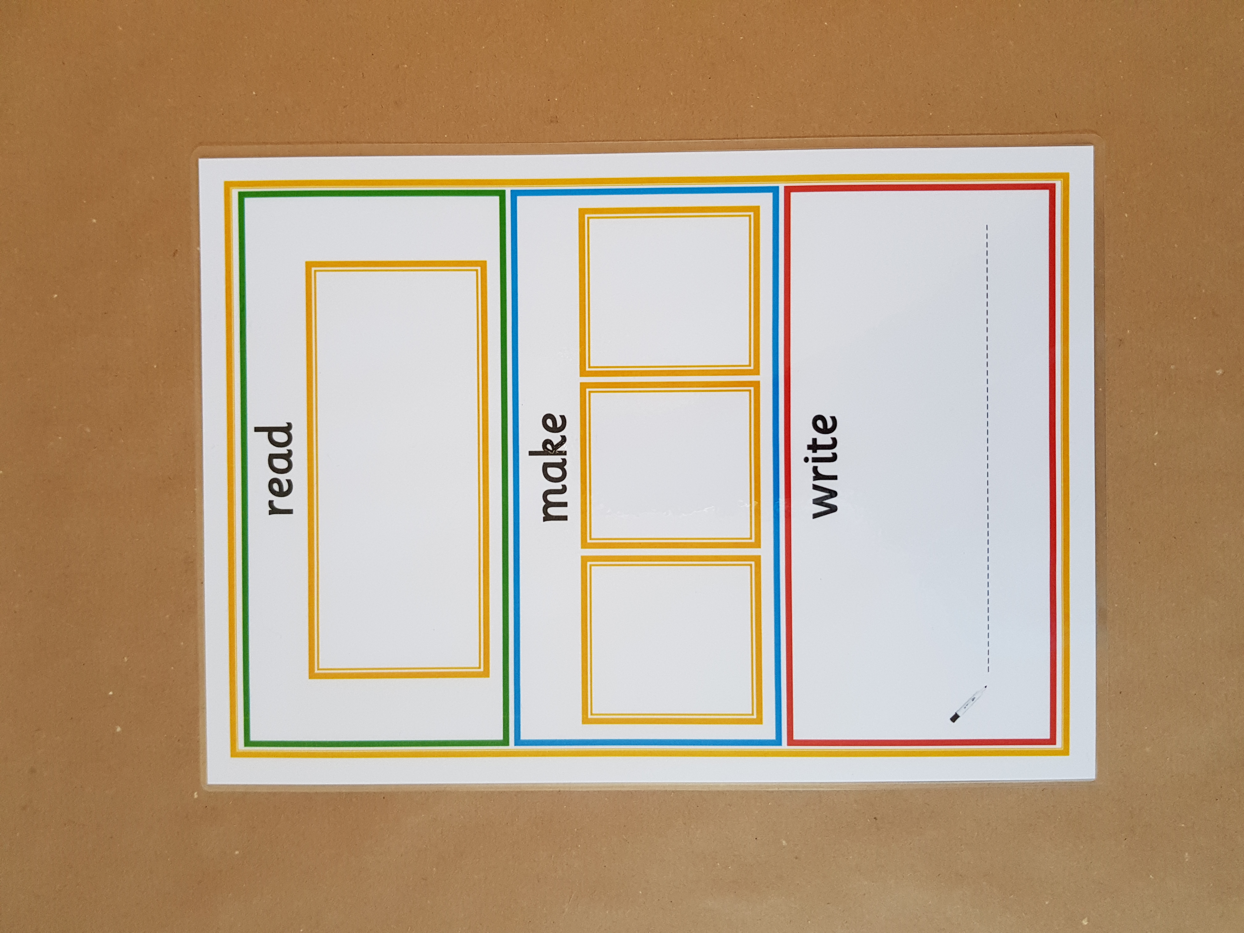 SATPIN Word building activity - Read, Make and Write 
