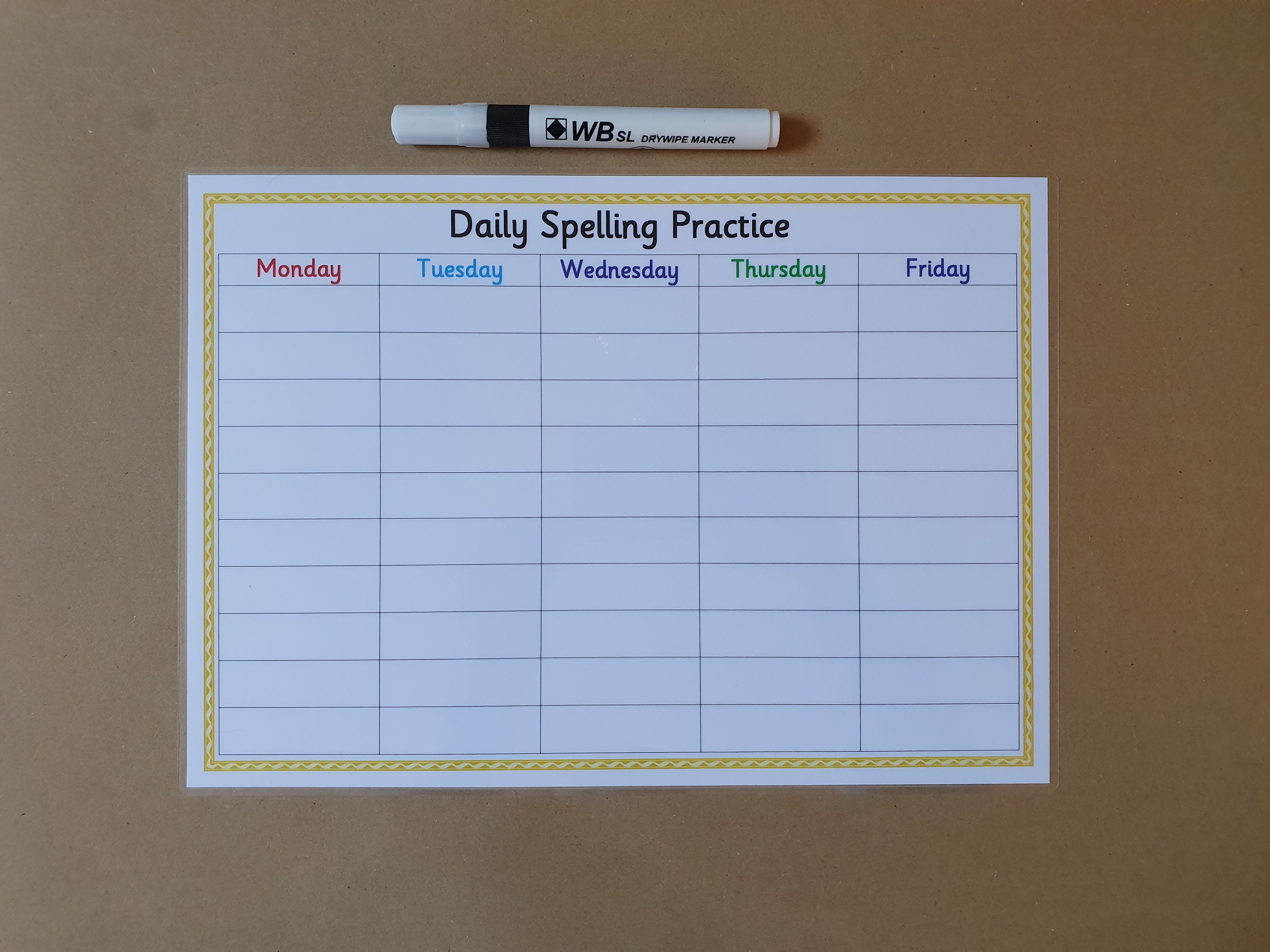 Daily Spelling Practice