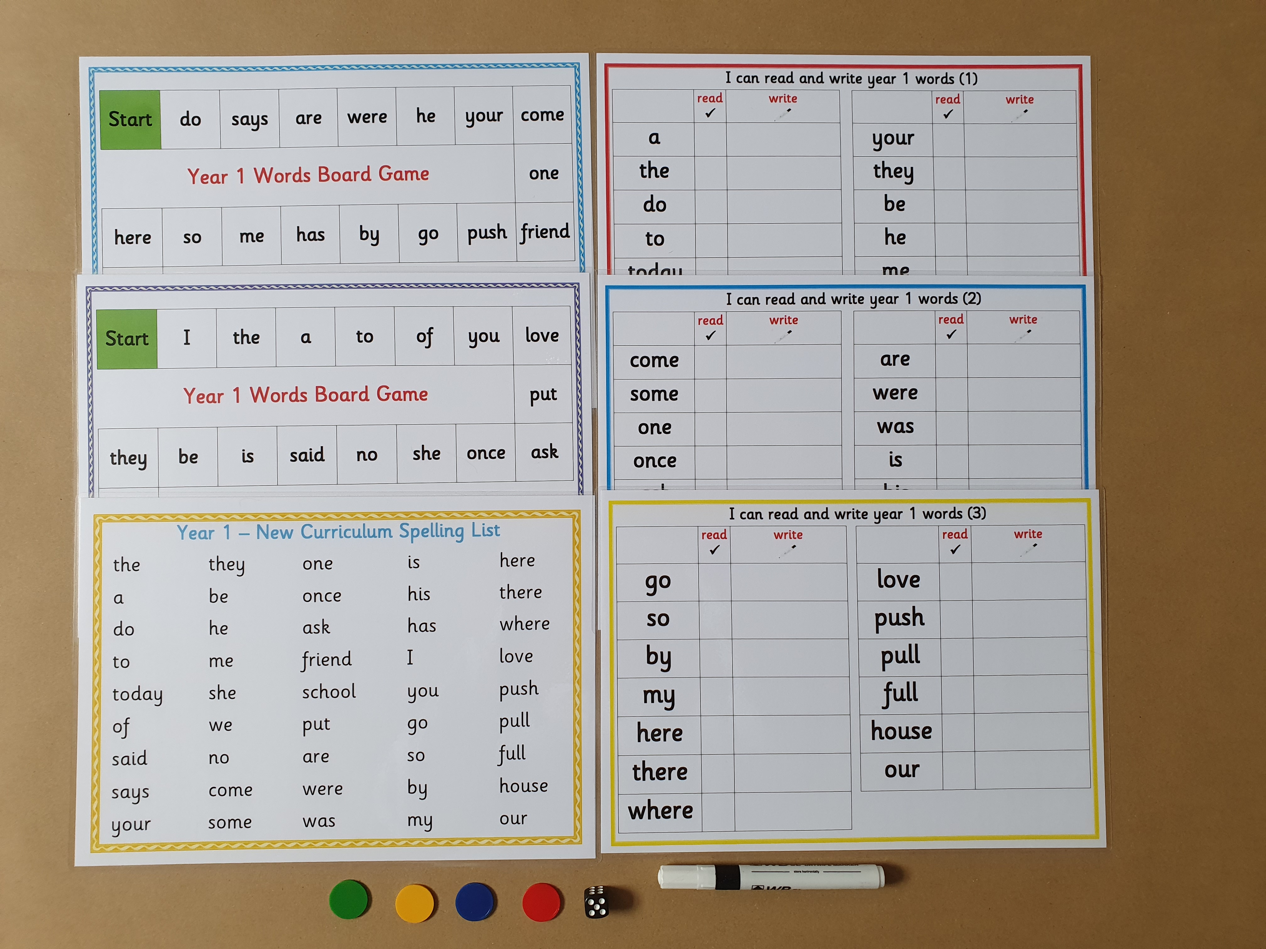 Year 1 Words Bundle