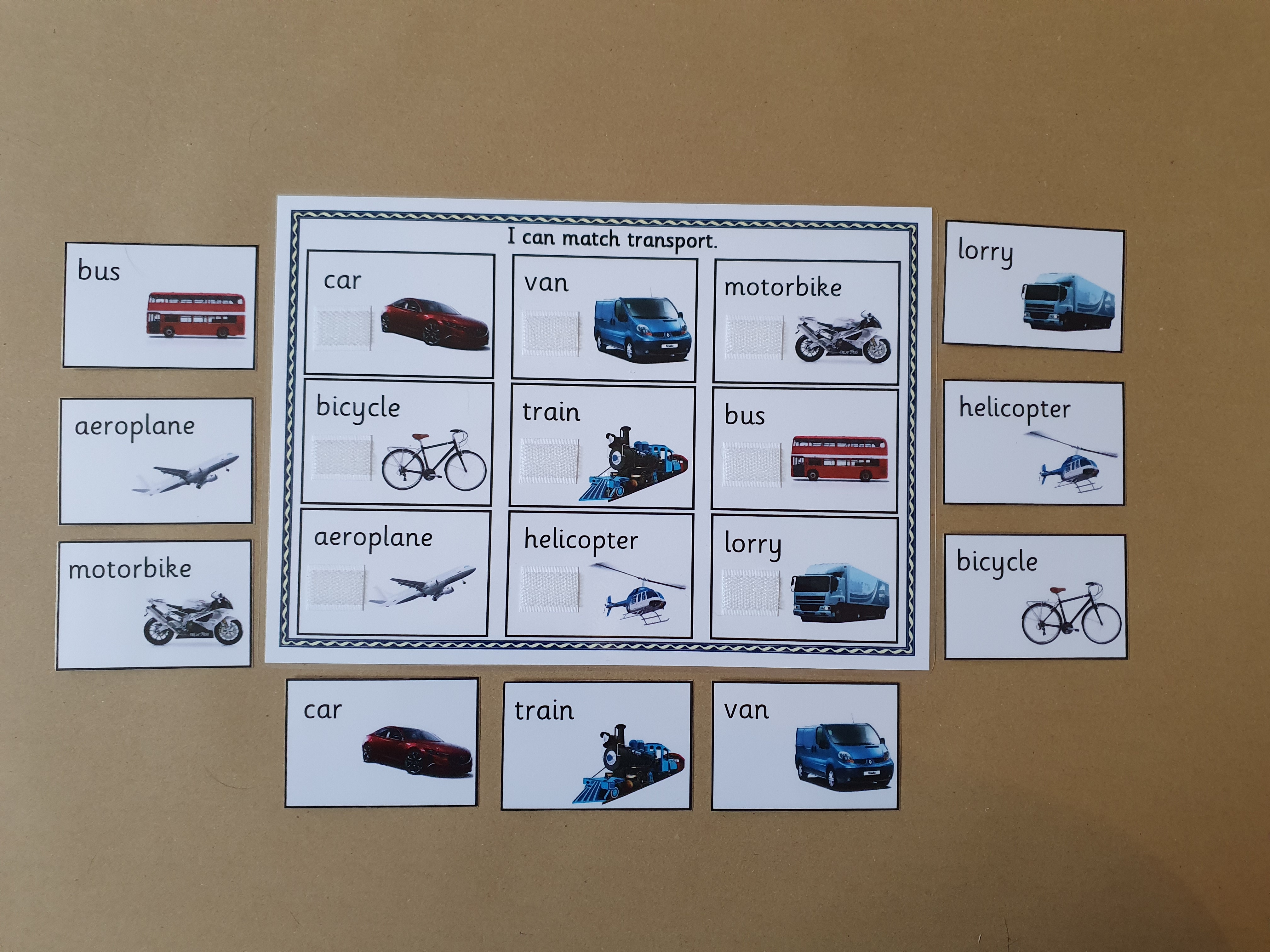 Transport Matching Game
