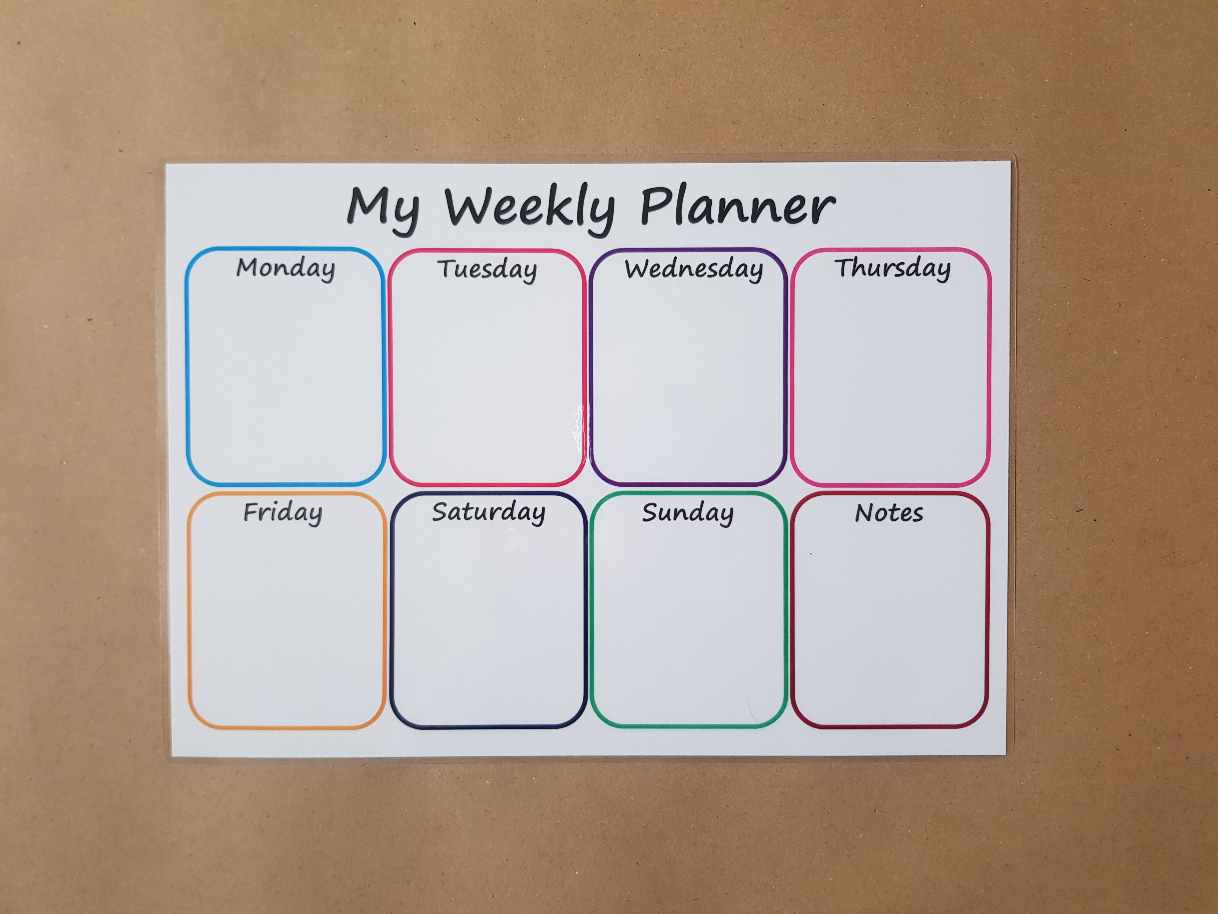 My Weekly Planner
