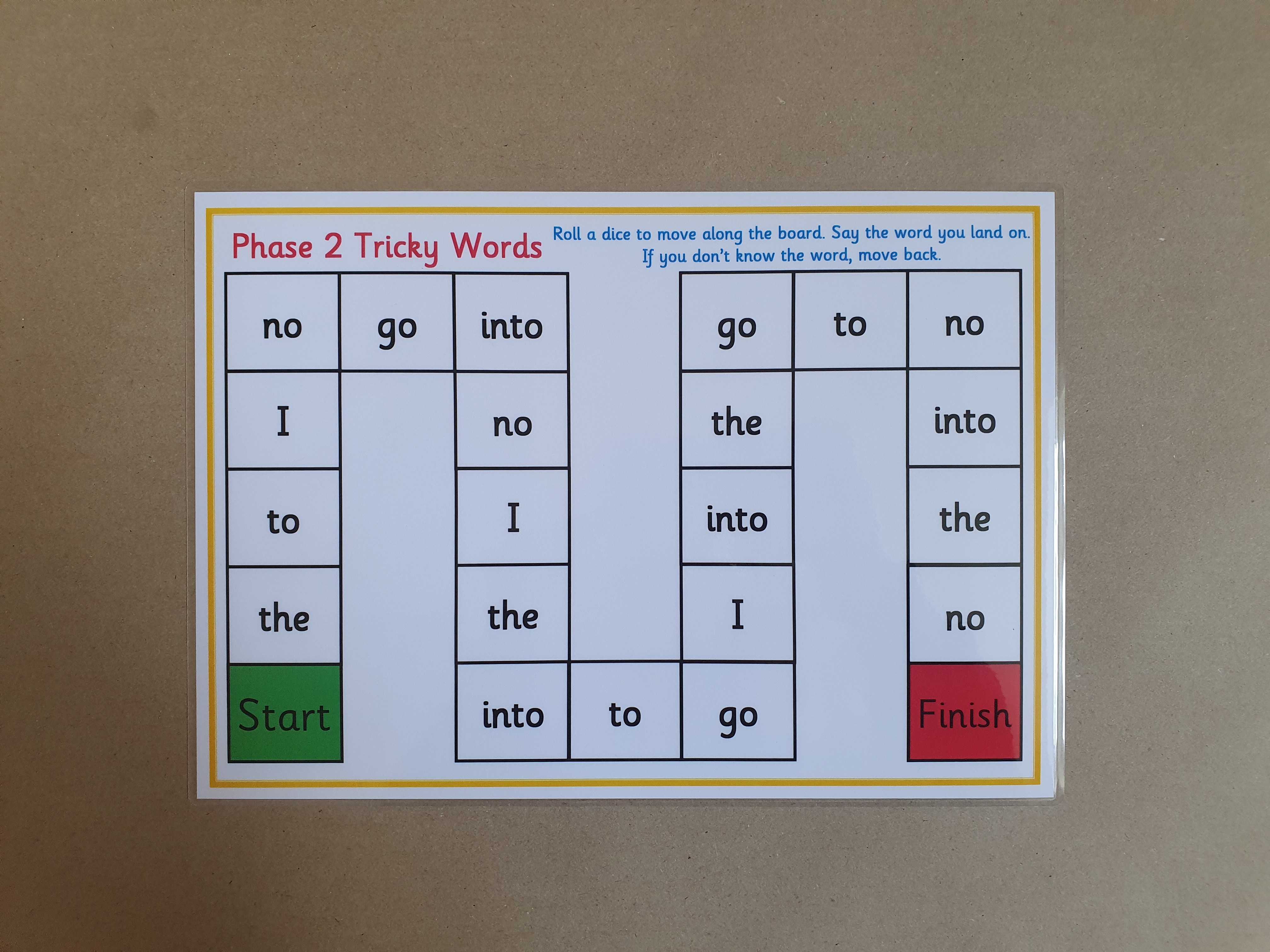 Tricky Words Board Games (Phases 2-5) 