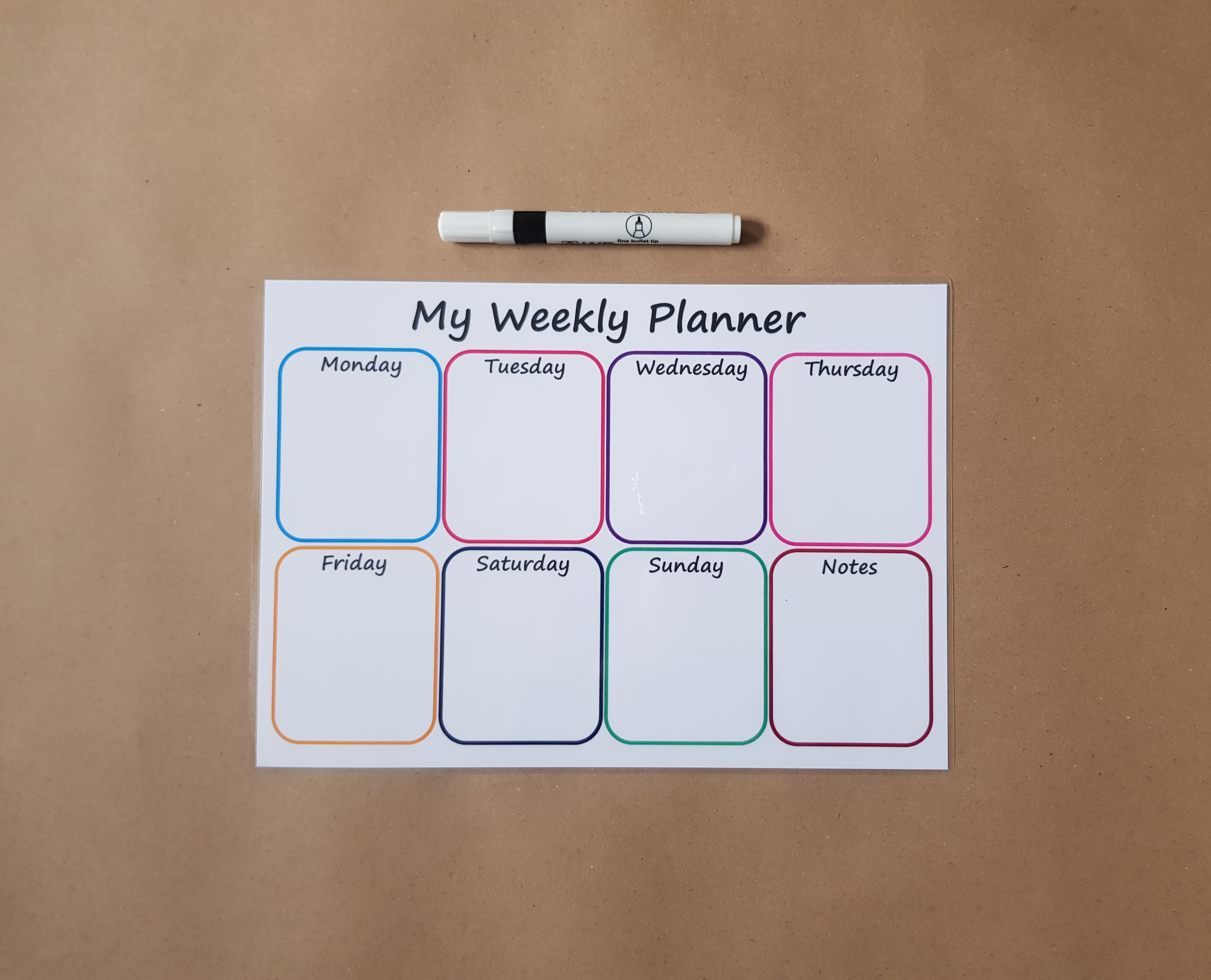My Weekly Planner