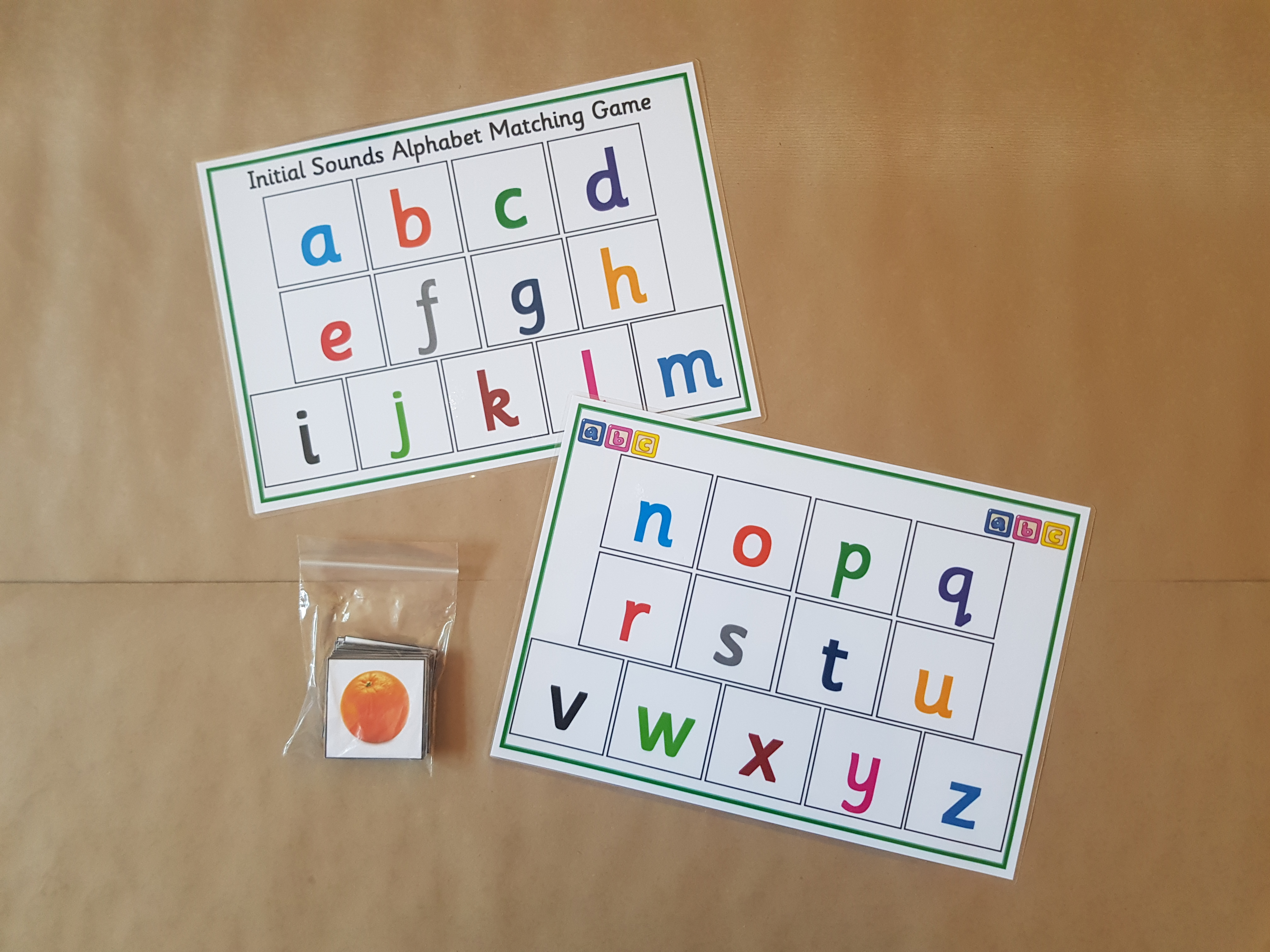 Initial Sounds Matching Game