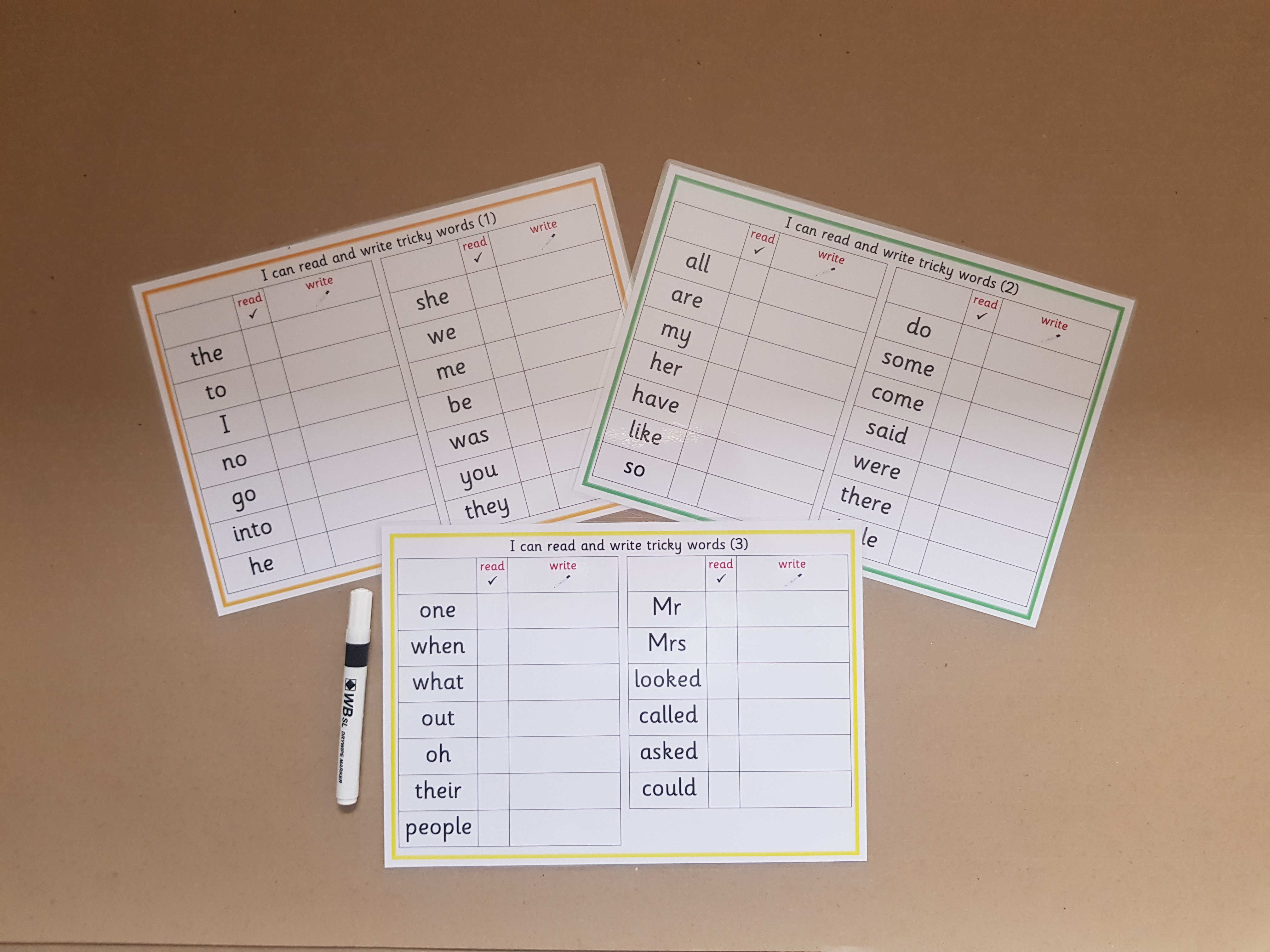 I can Read and Write Tricky Words
