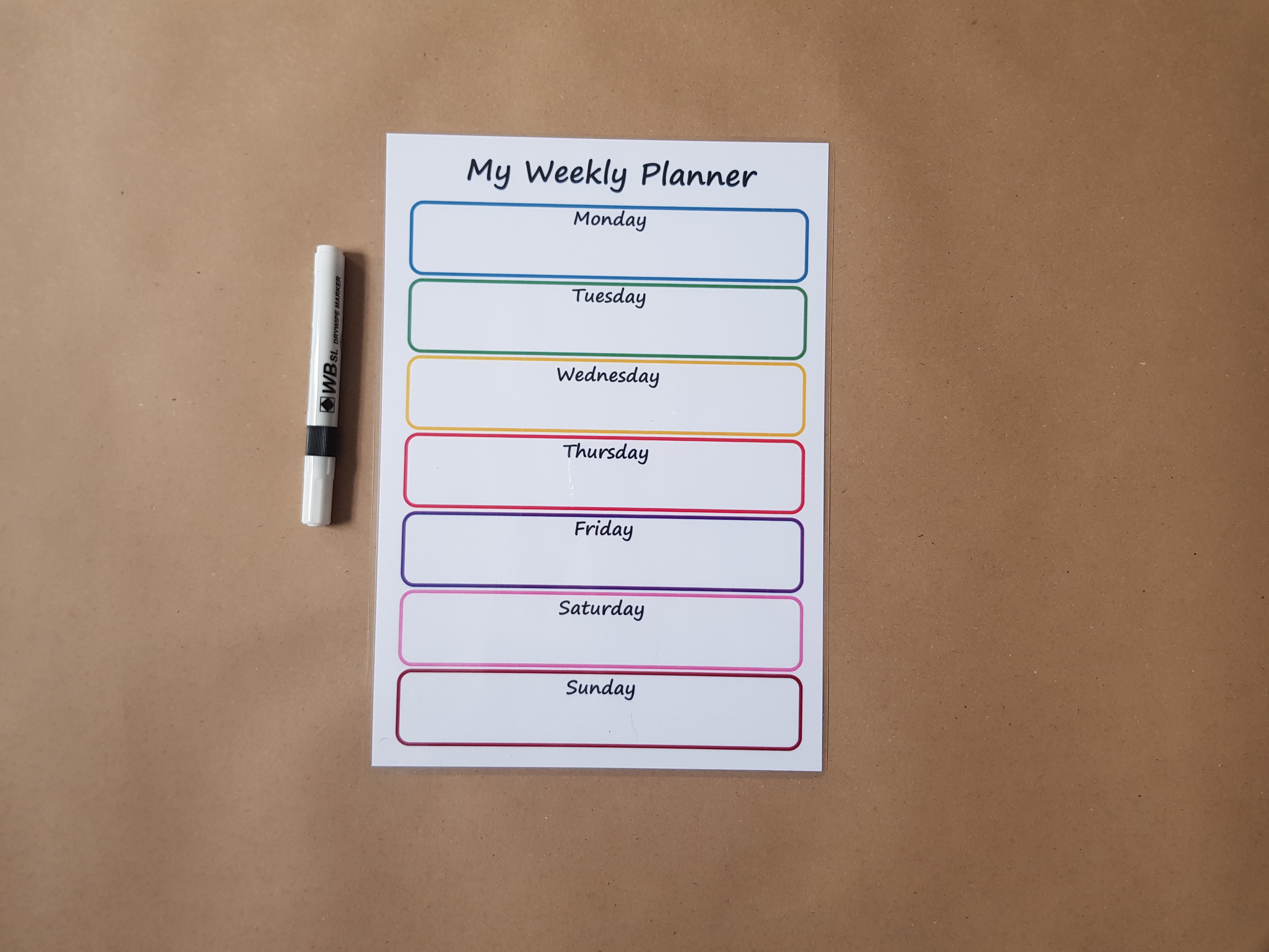 My Weekly Planner (portrait design)