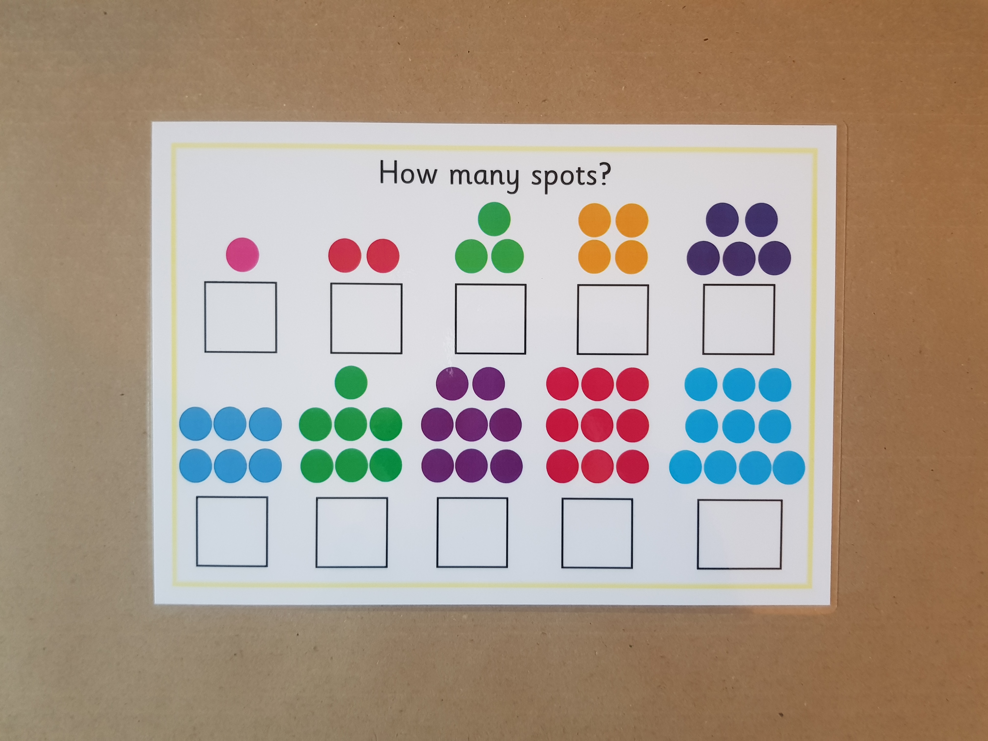 How Many Spots? Worksheet