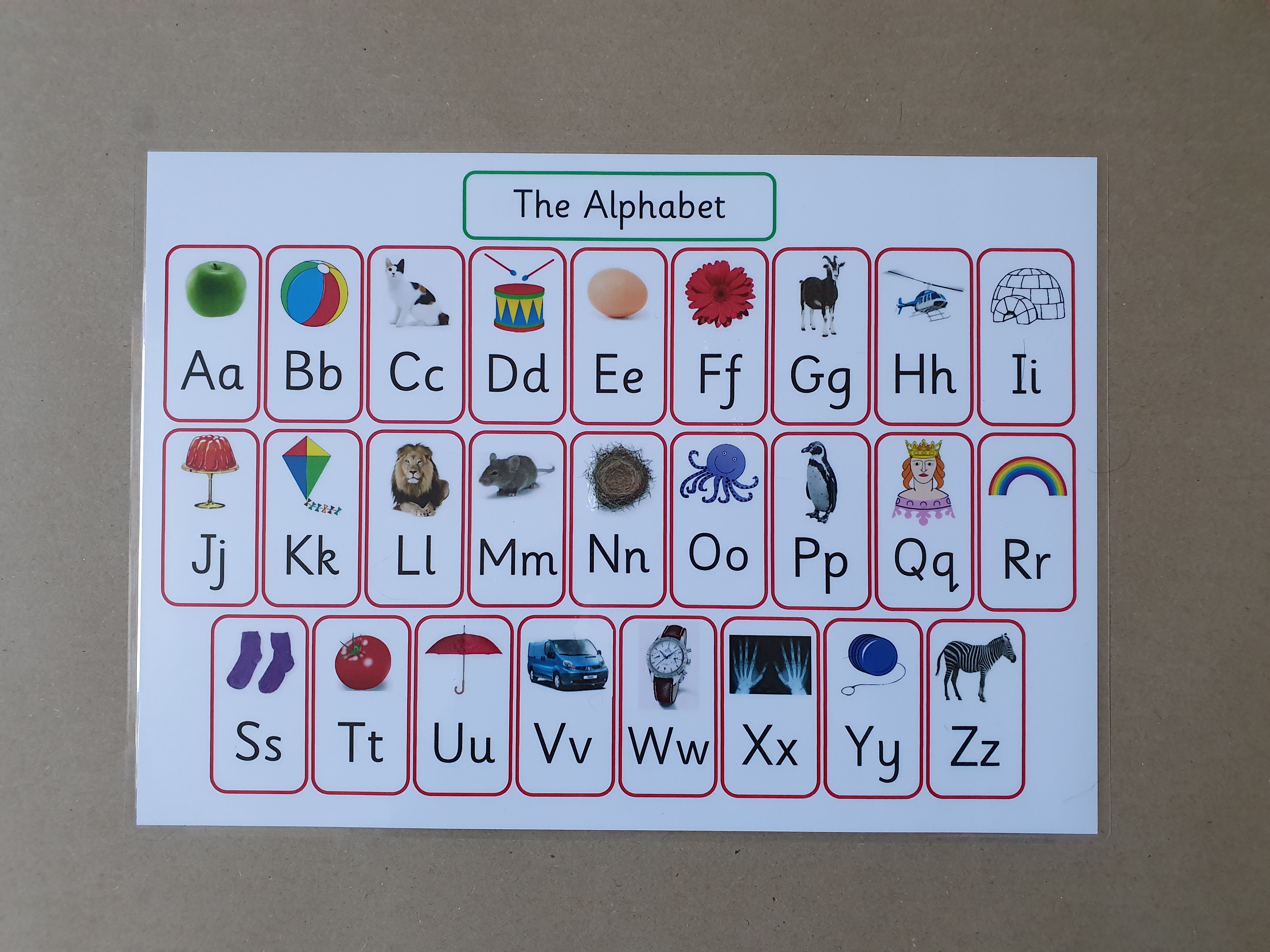 Alphabet Poster