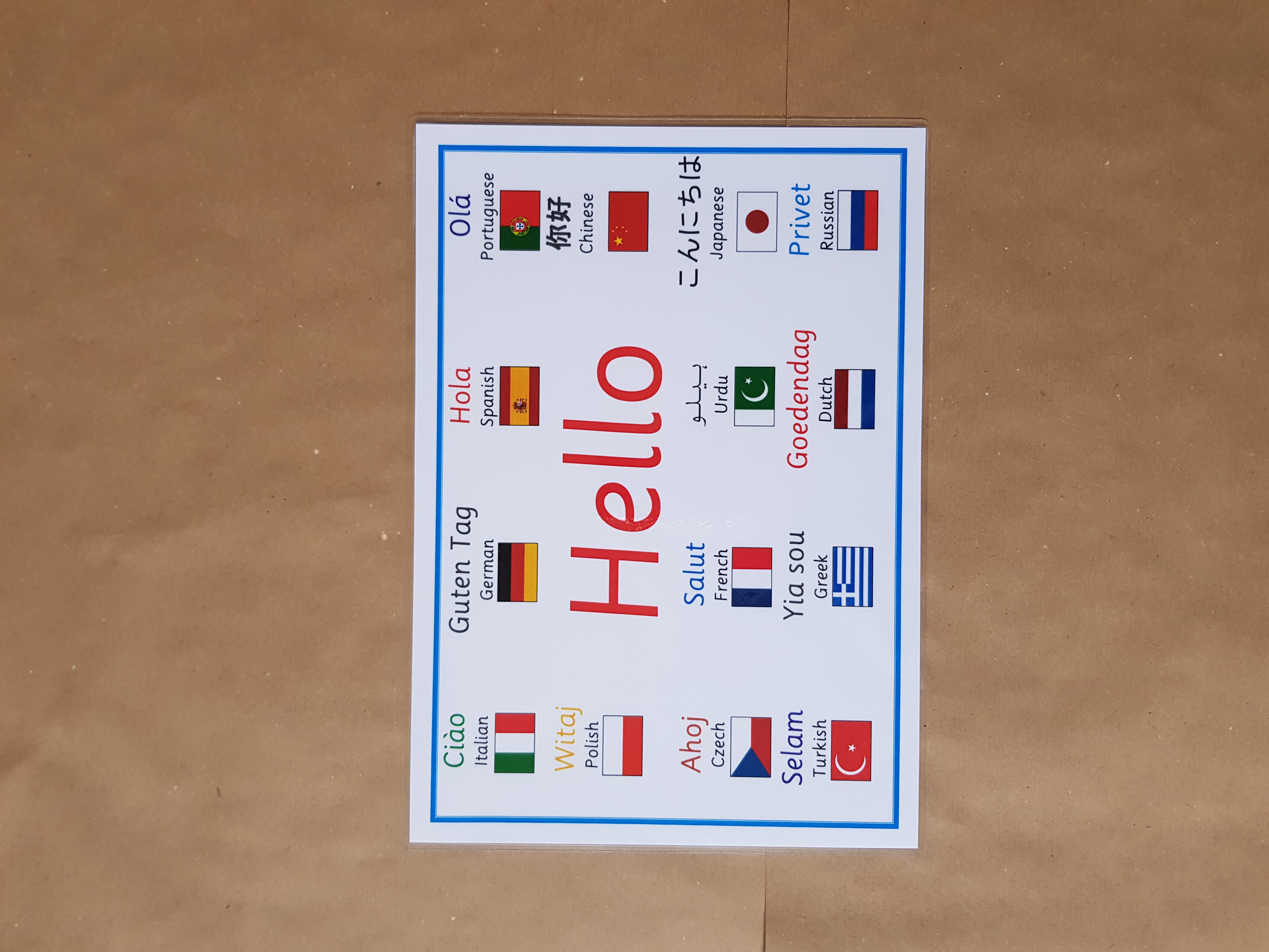 Hello Poster