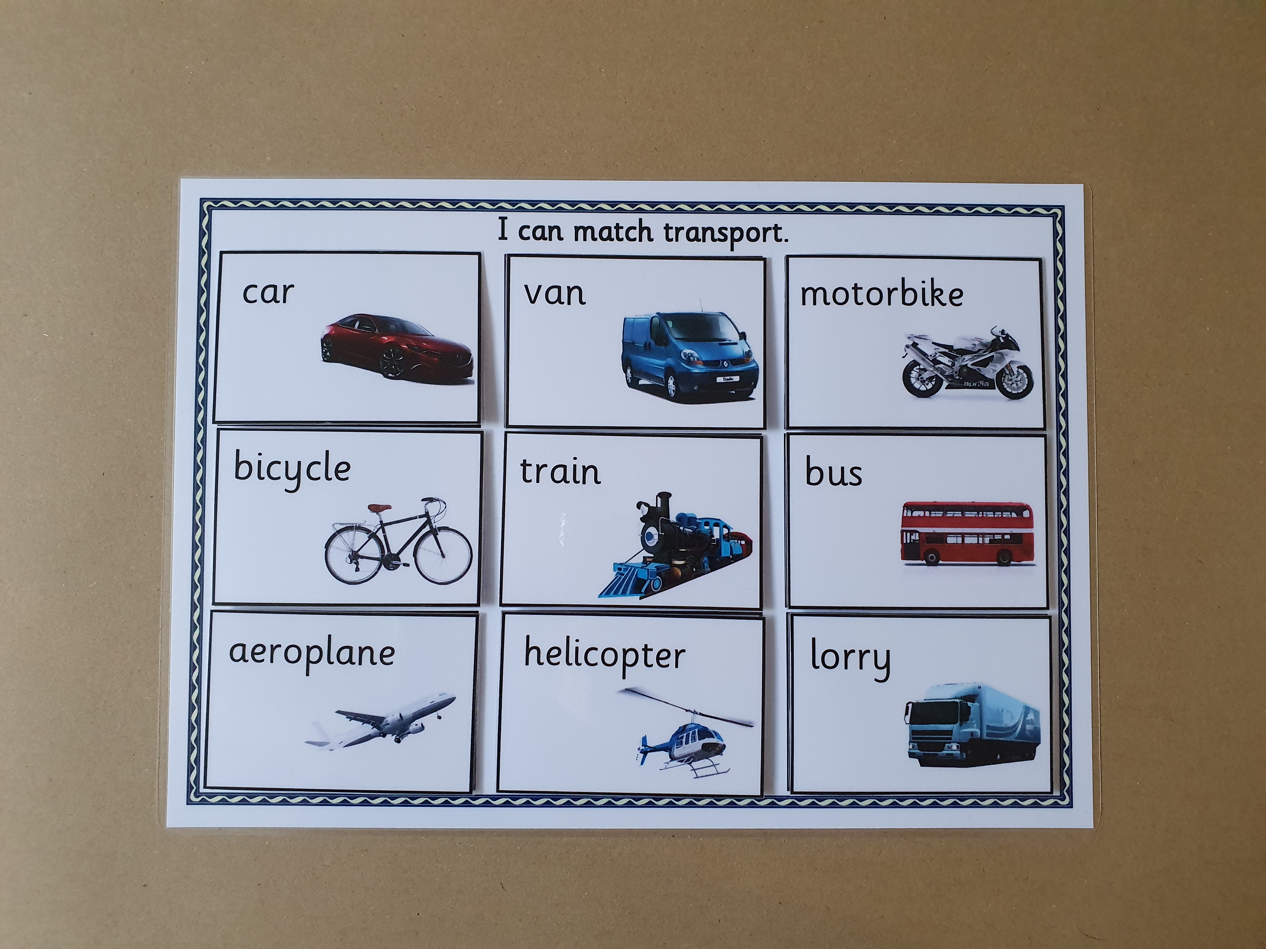 Transport Matching Game
