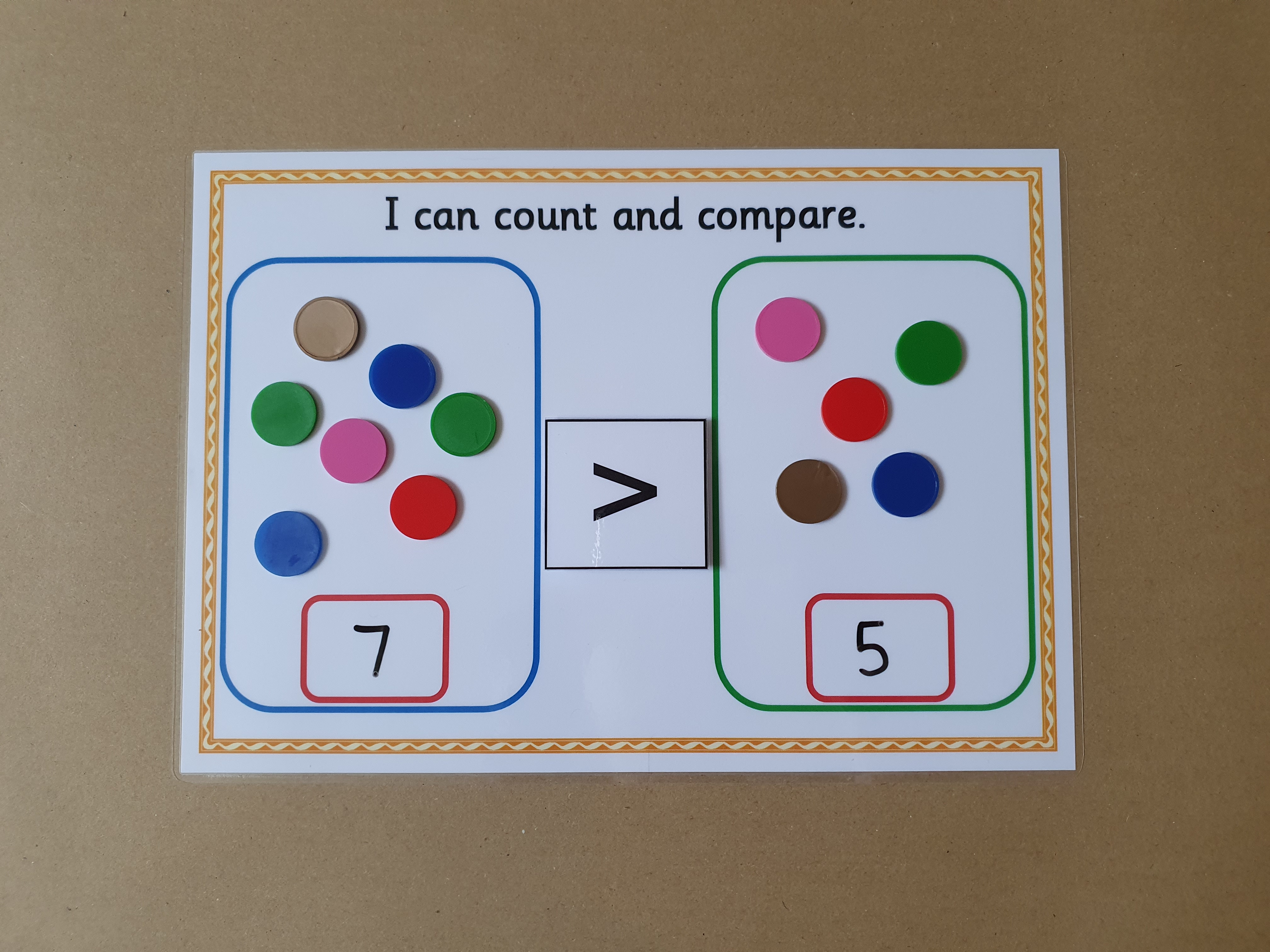 Count and compare numbers