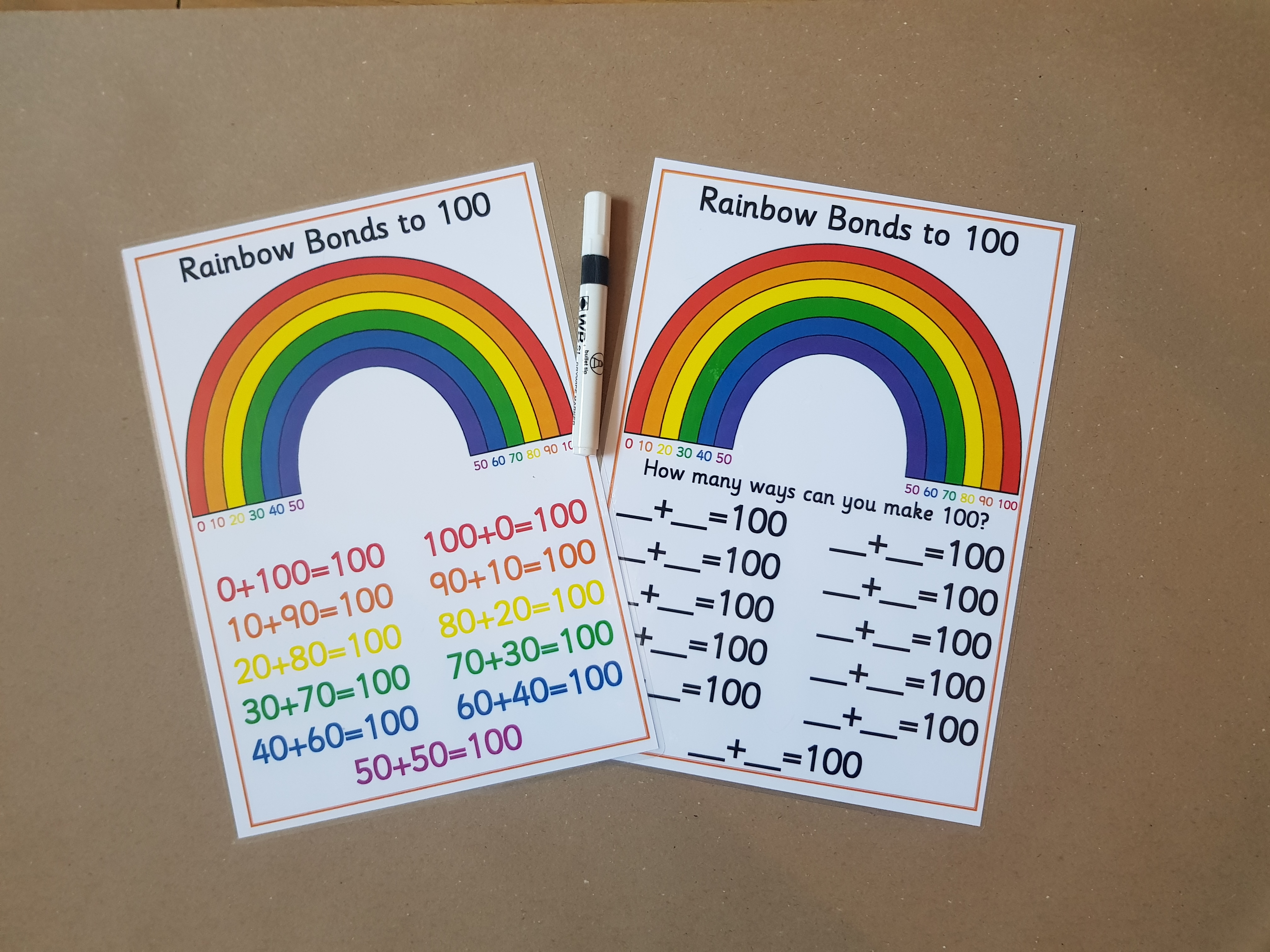 Rainbow bonds to 100