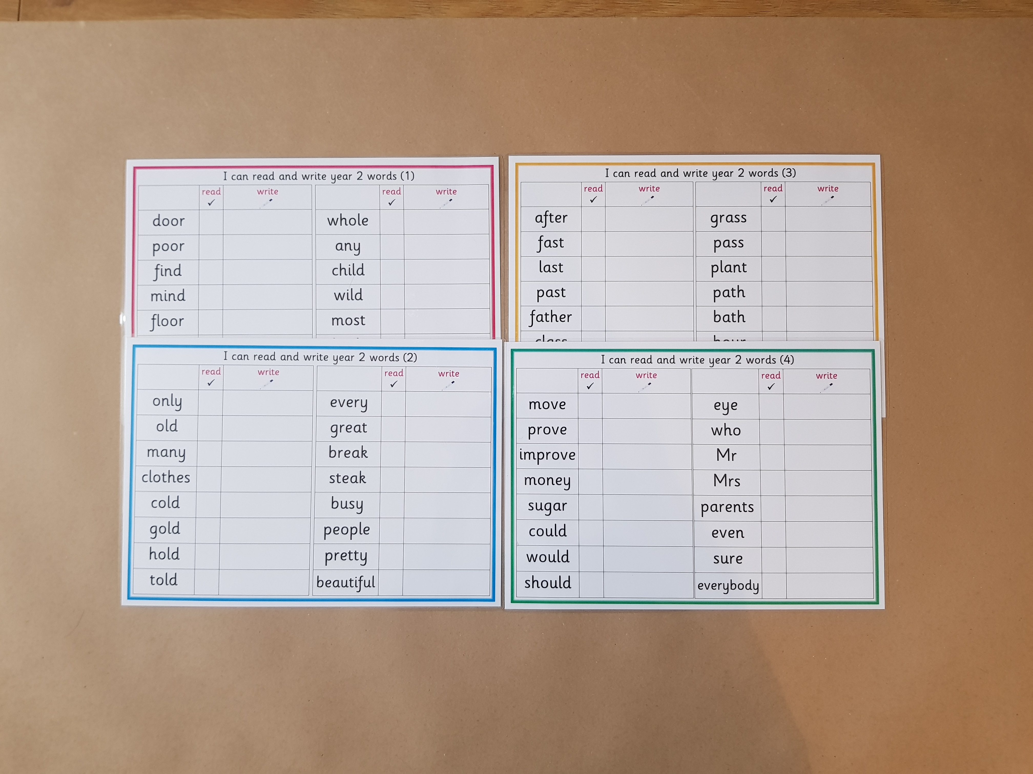 I can Read and Write Year 2 Words