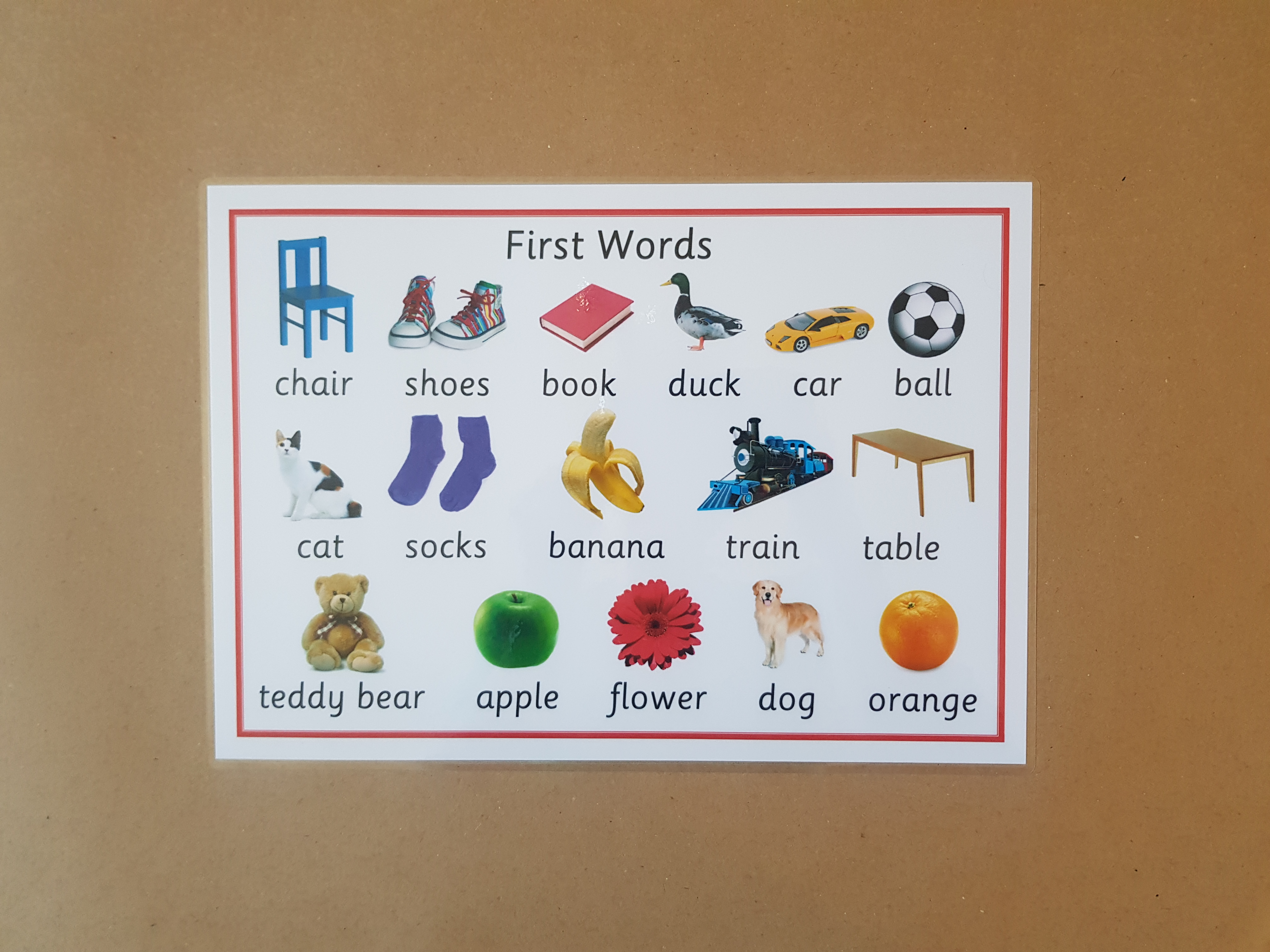 First words Poster 
