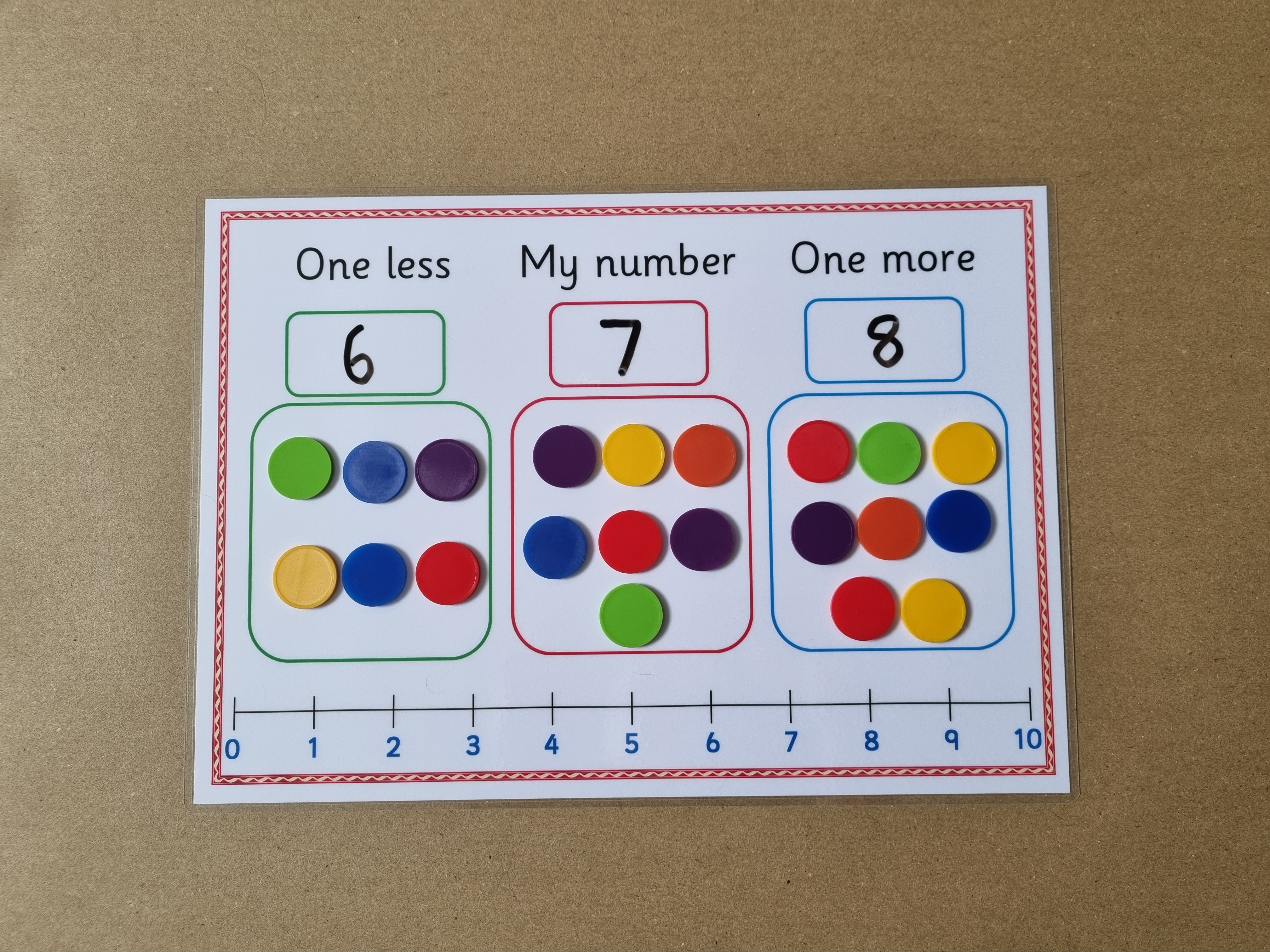 One more, one less - numbers up to 10