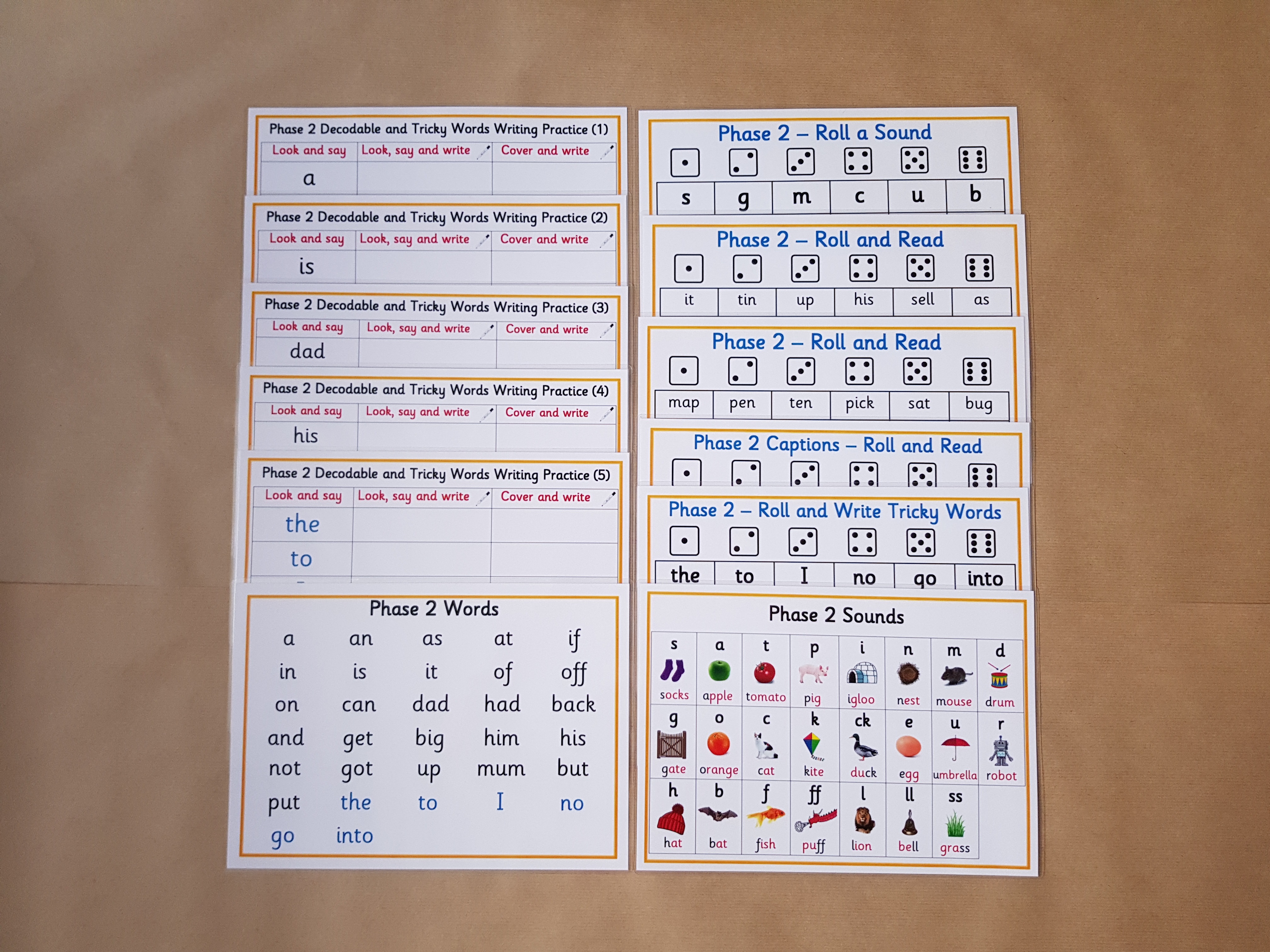 Phase 2 Learning Bundle - Letters and sounds