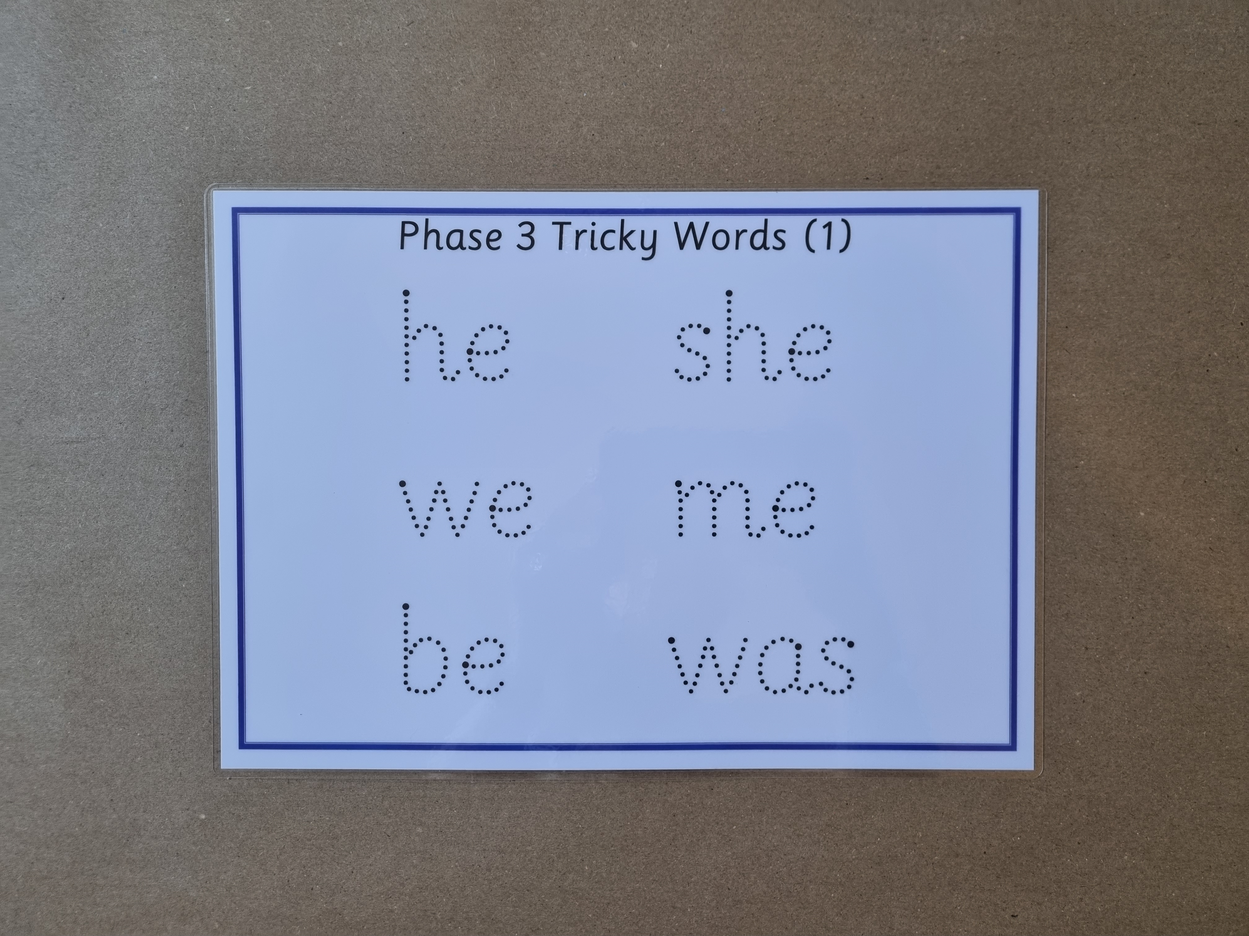 Tricky Words Formation Mats