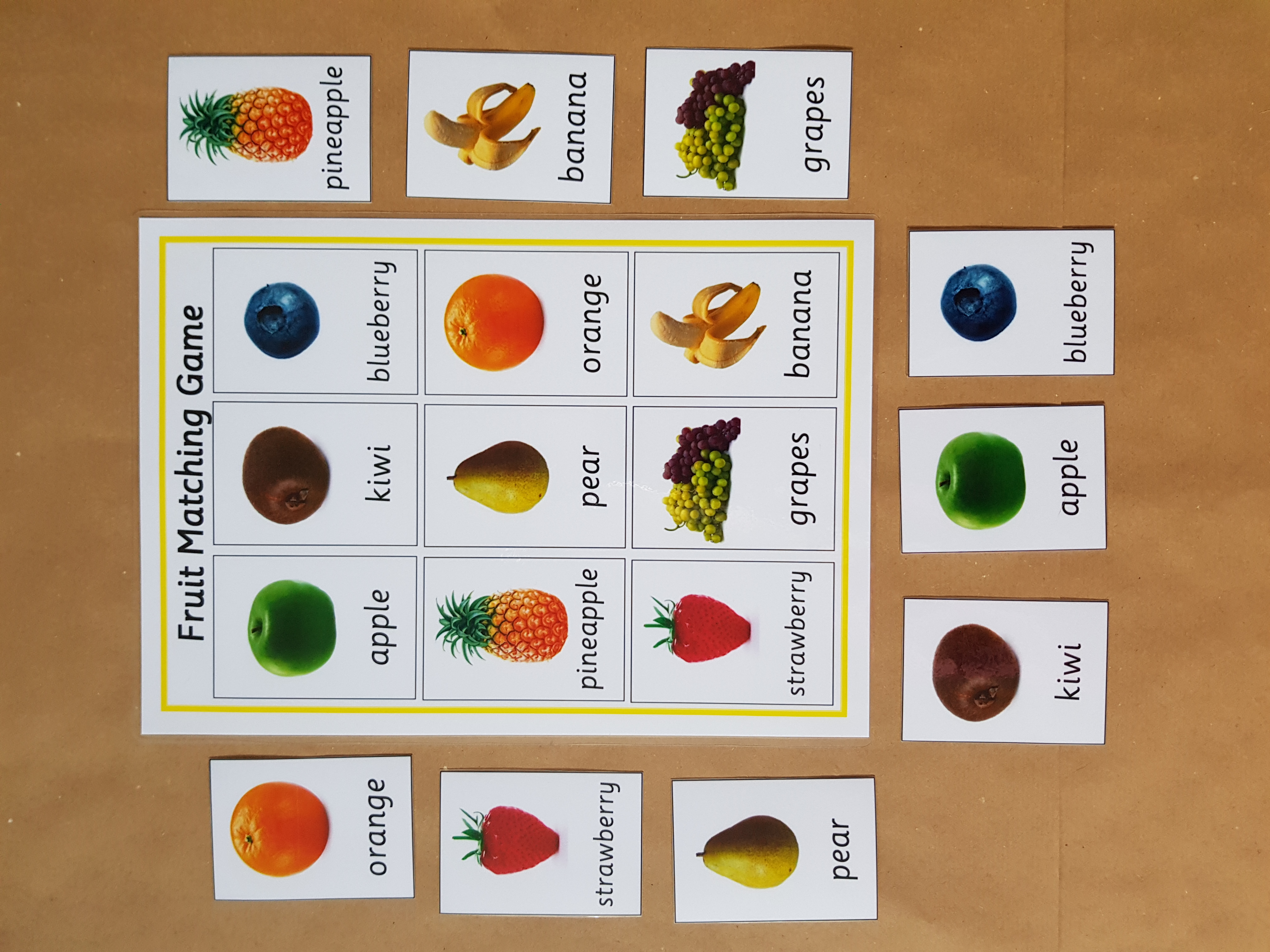 Fruit Matching Game