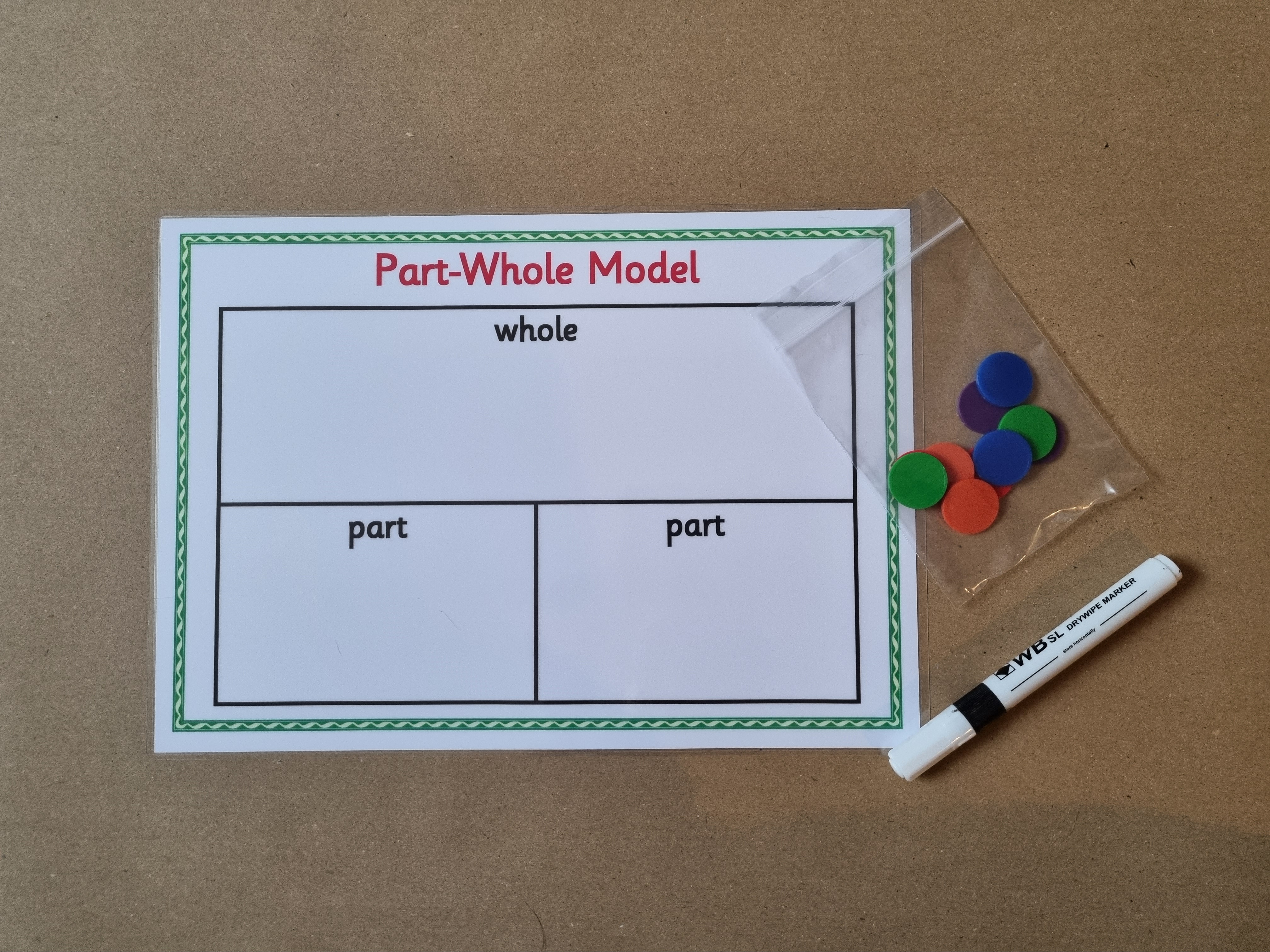 Part Whole Model - A4 Mat 