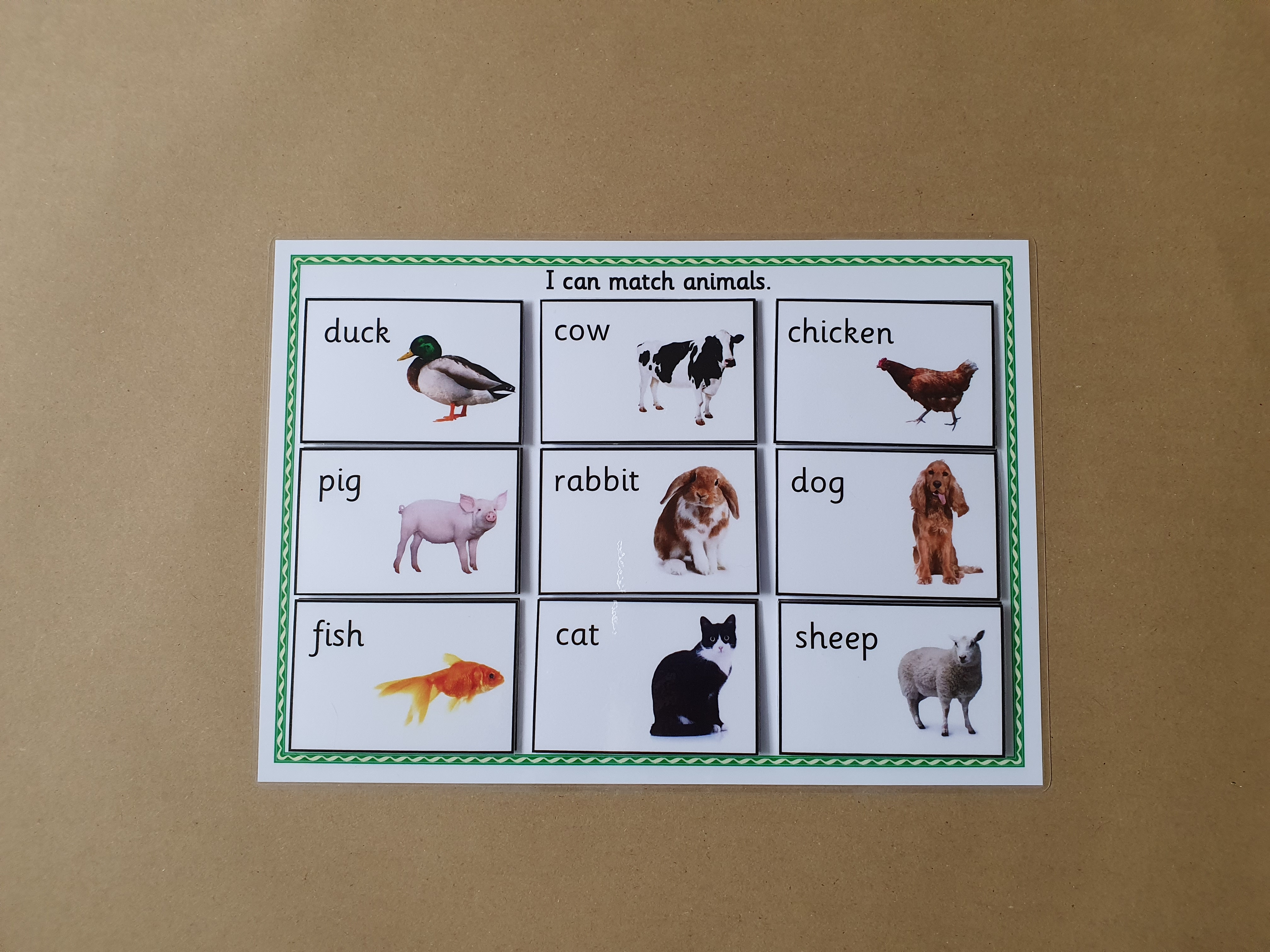 Animal Matching Game