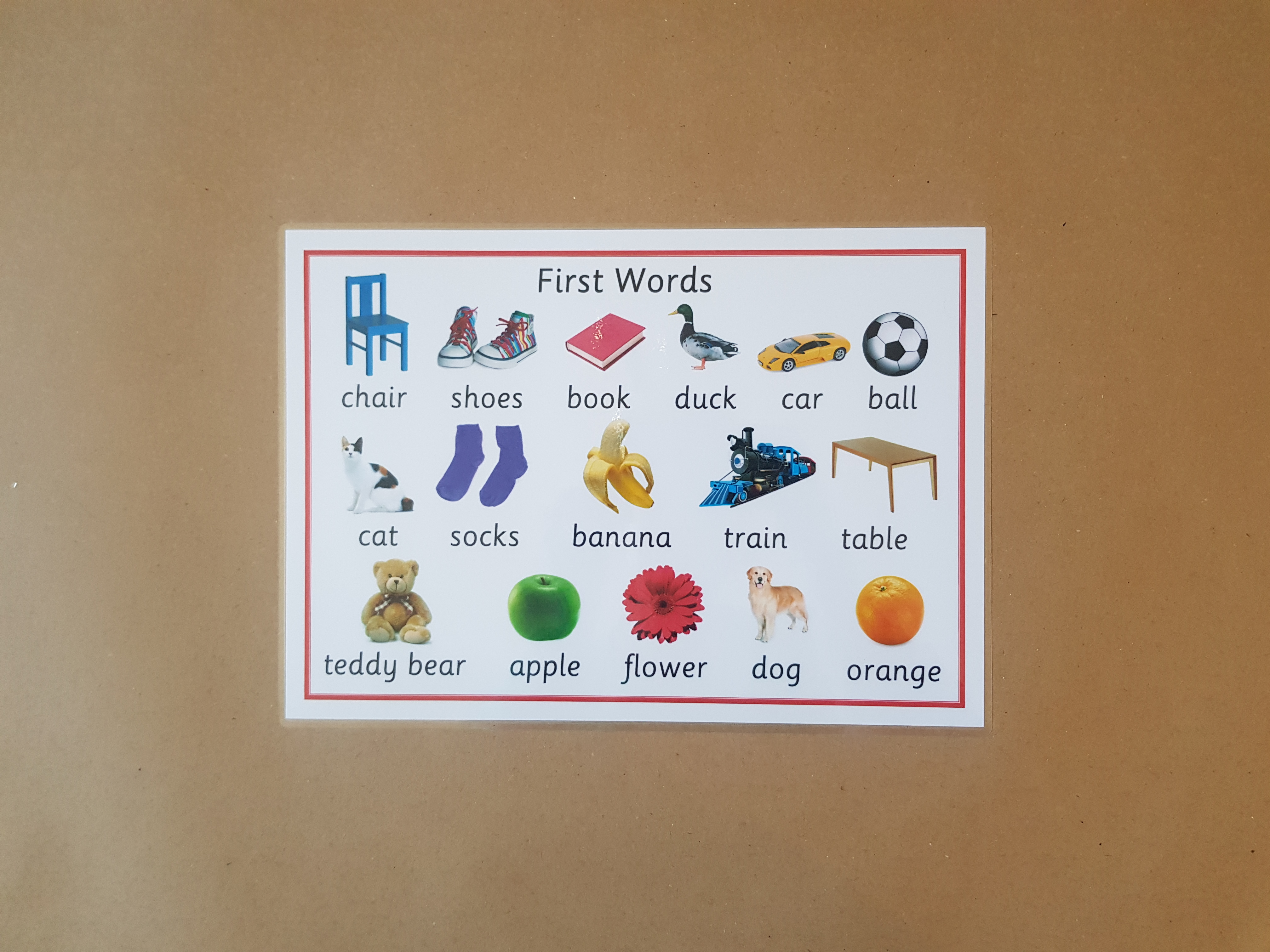 First words Poster 