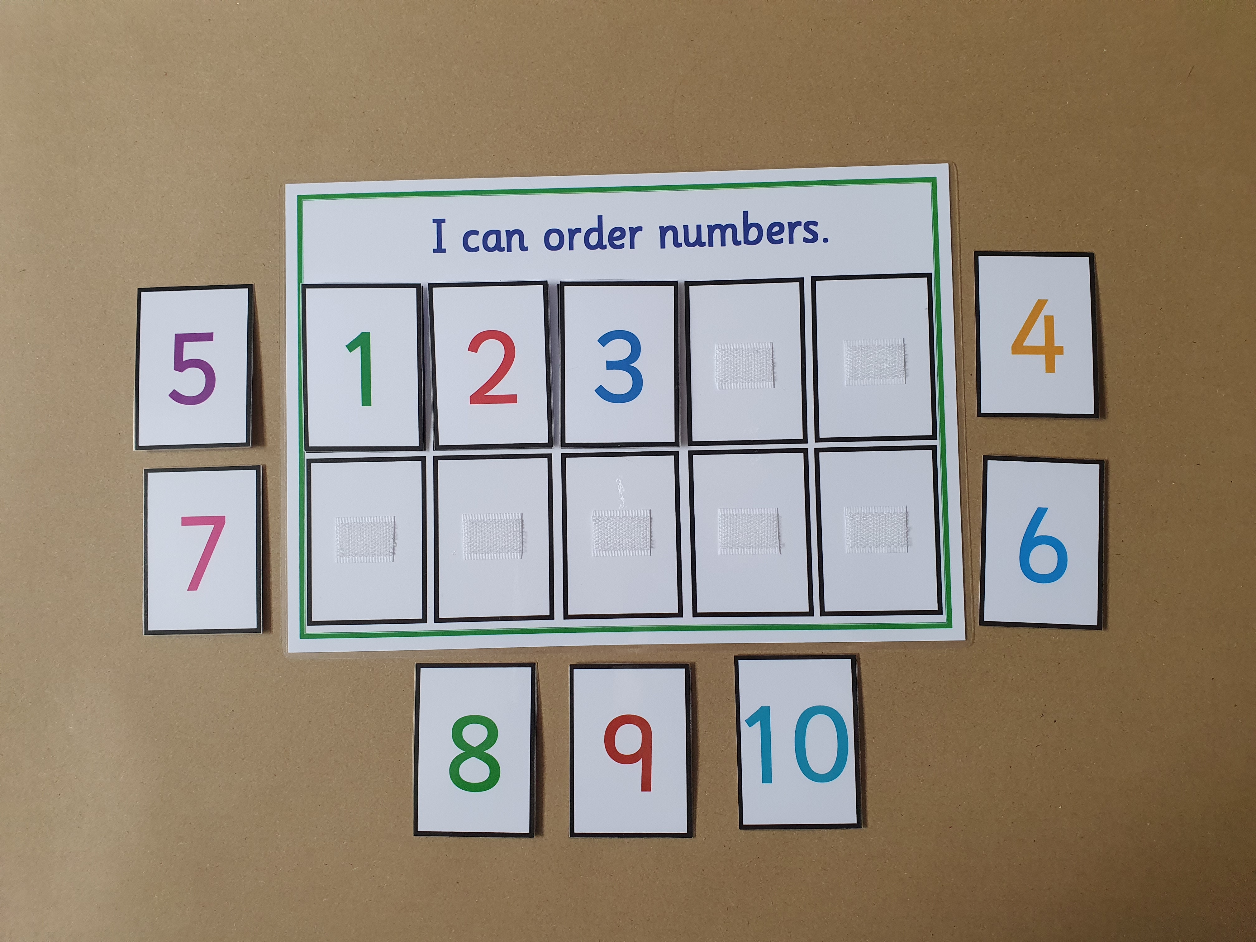 I can order numbers 1-10