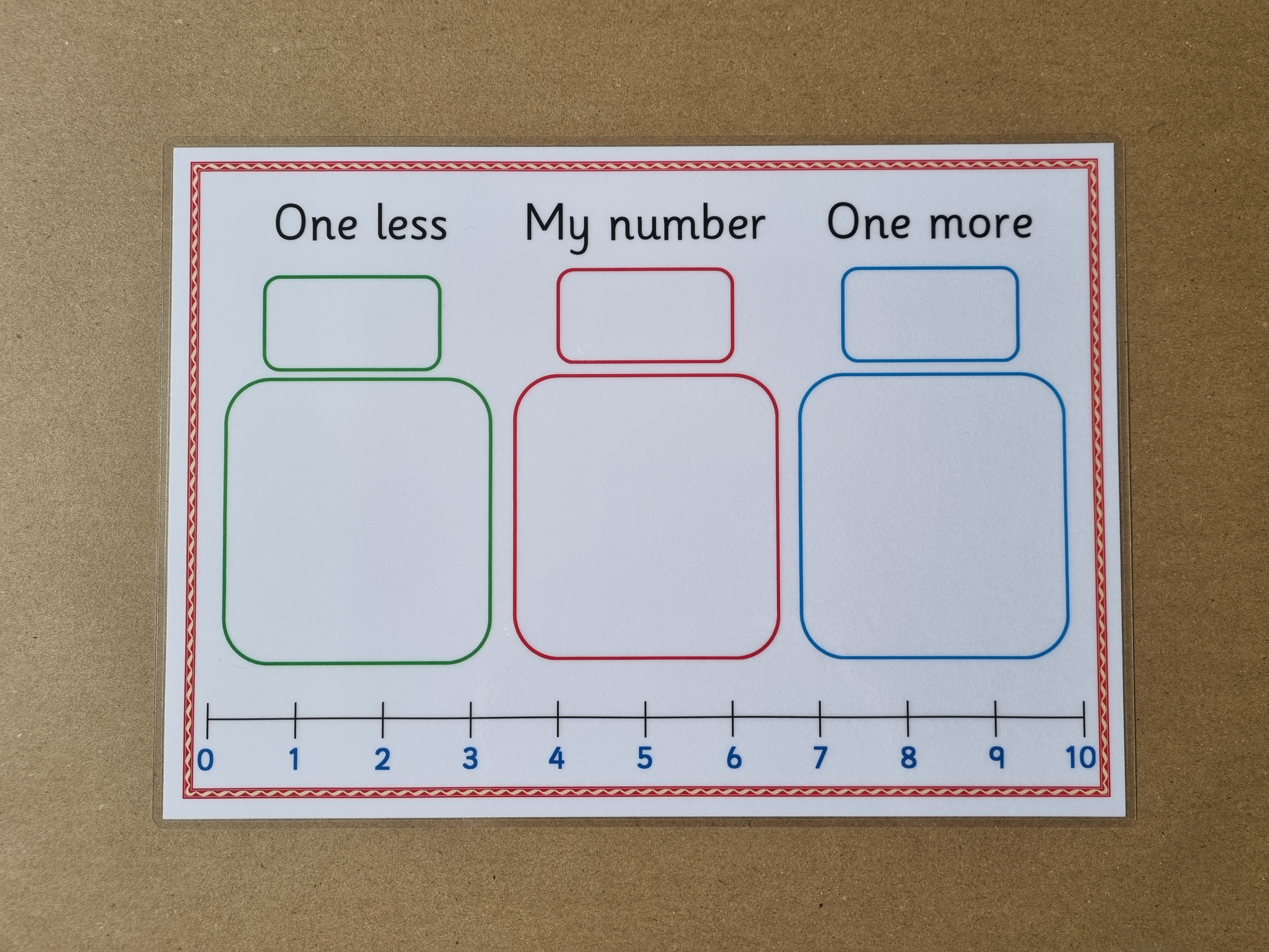 One more, one less - numbers up to 10