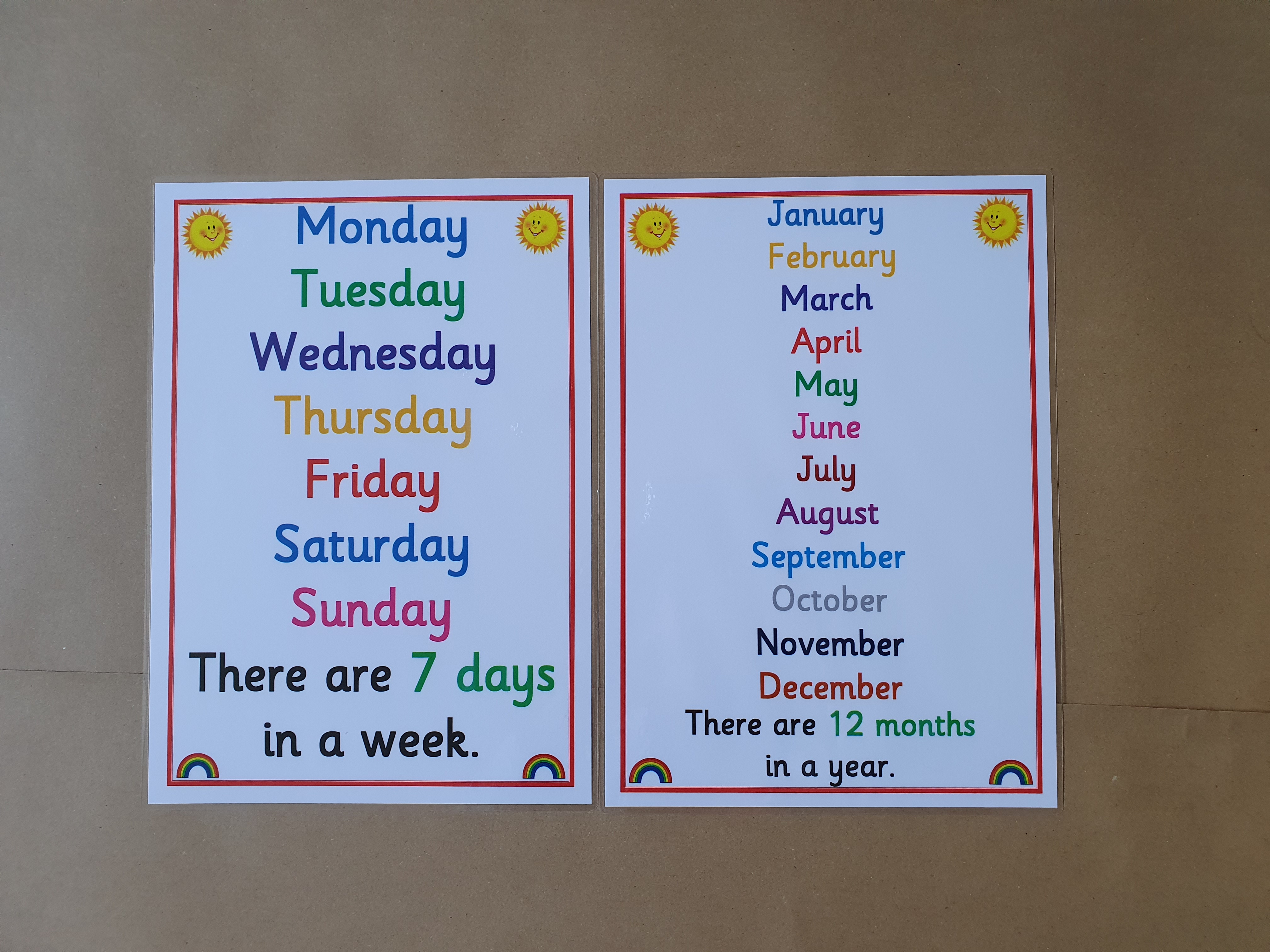 Days of the week/ months of the year -  learning bundle