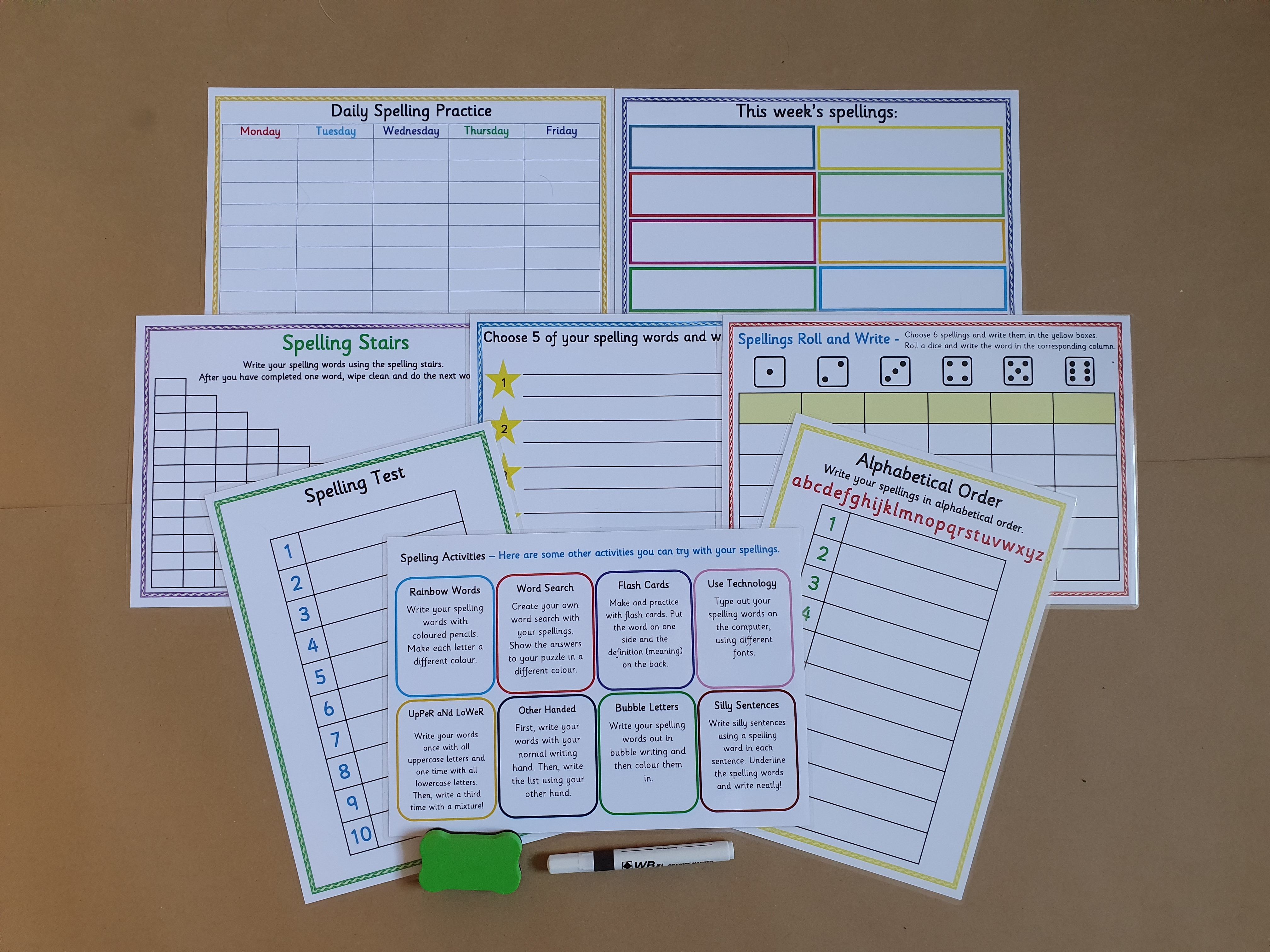 Spelling Practice Bundle 