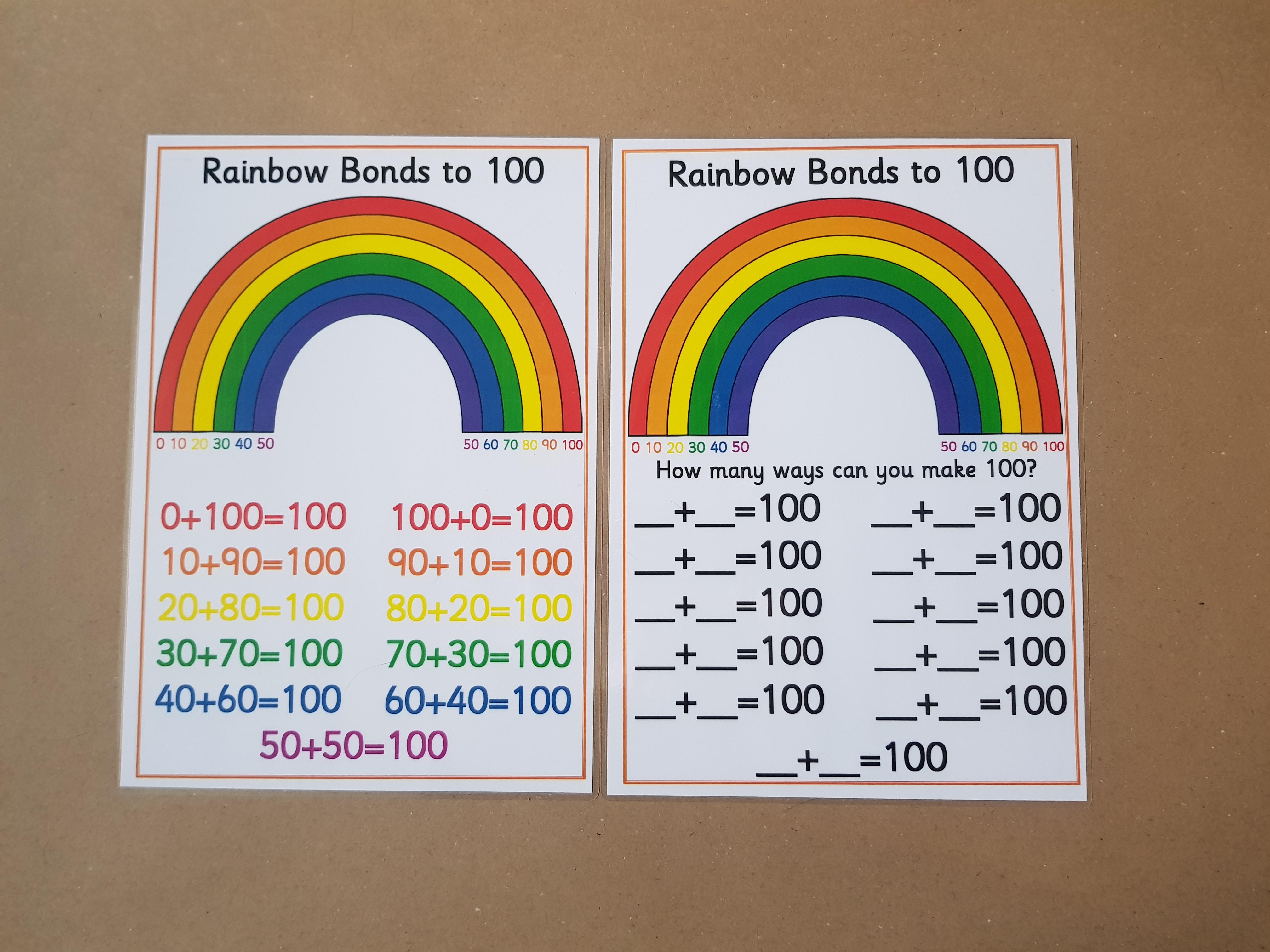 Rainbow bonds to 100