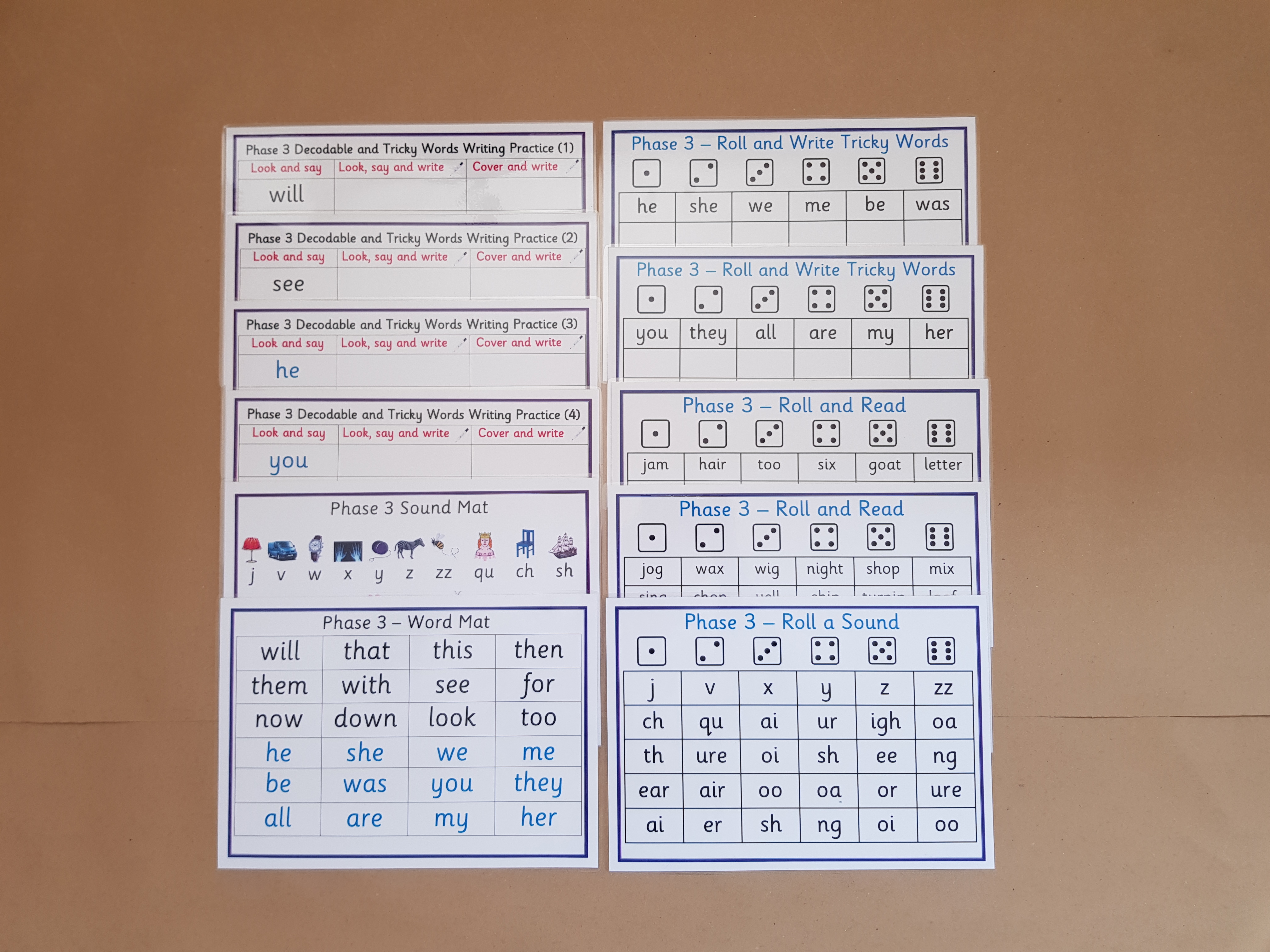 Phase 3 Learning Bundle - Letters and sounds 