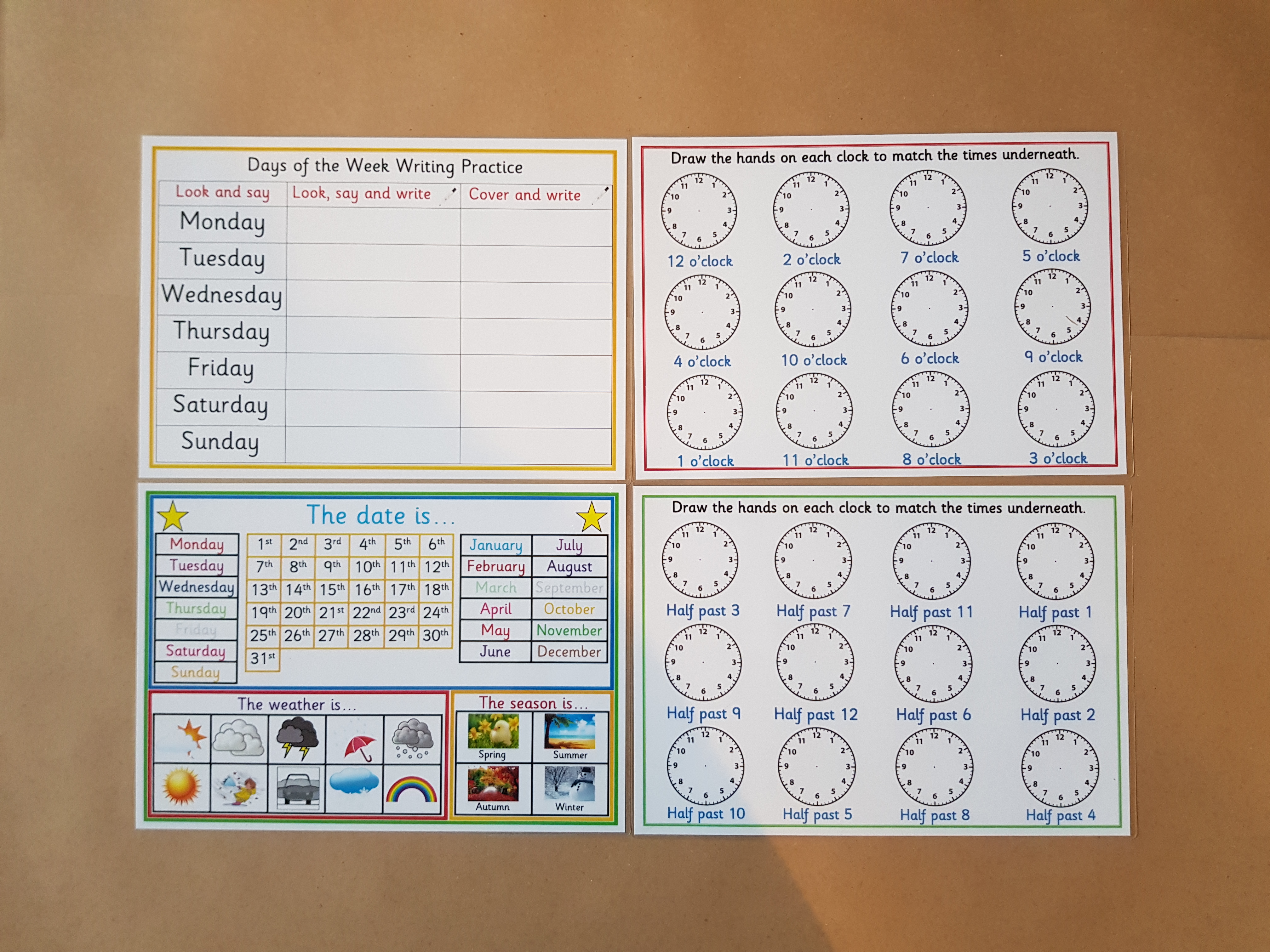 Year 1 Learning Folder