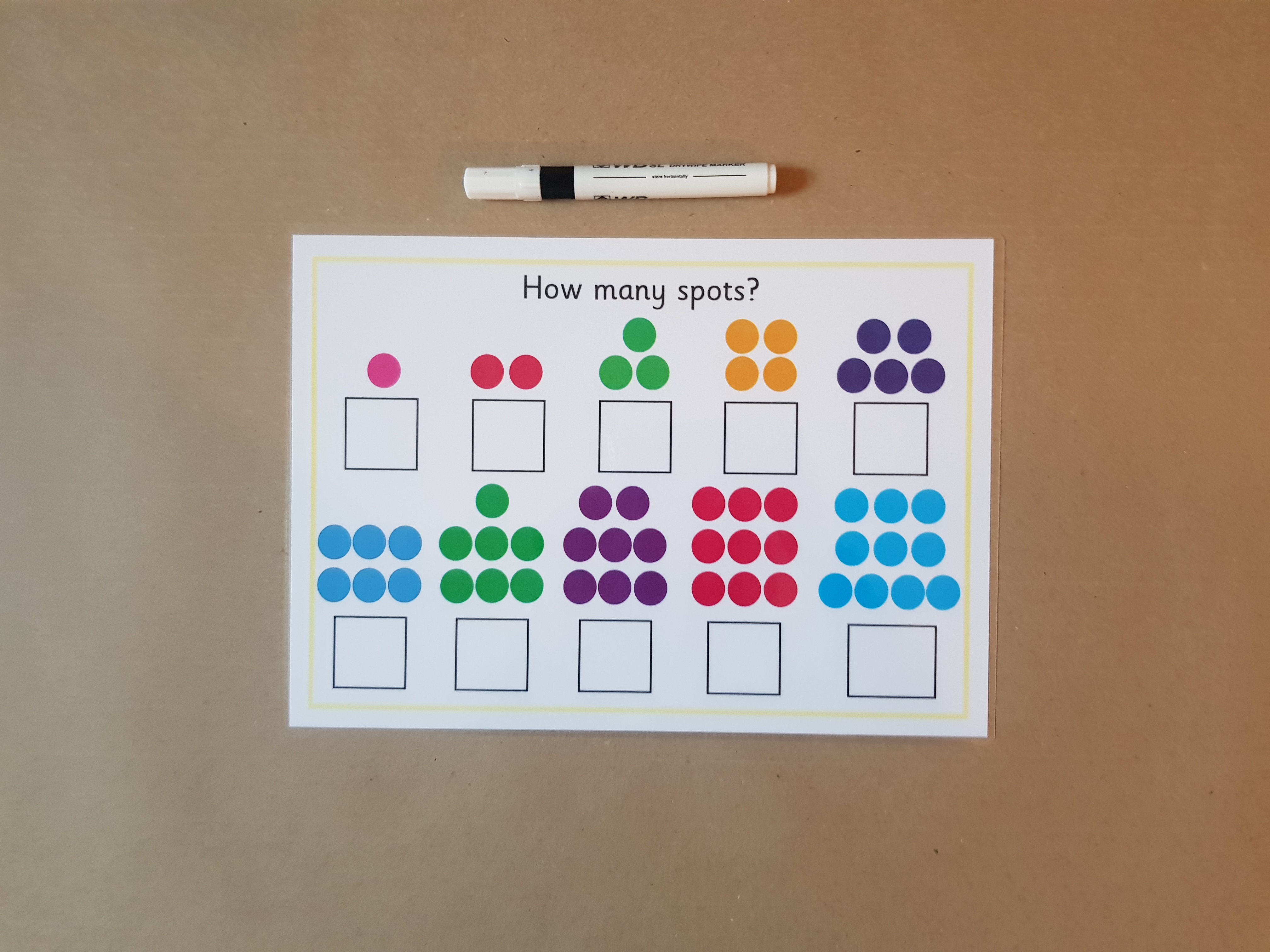 How Many Spots? Worksheet
