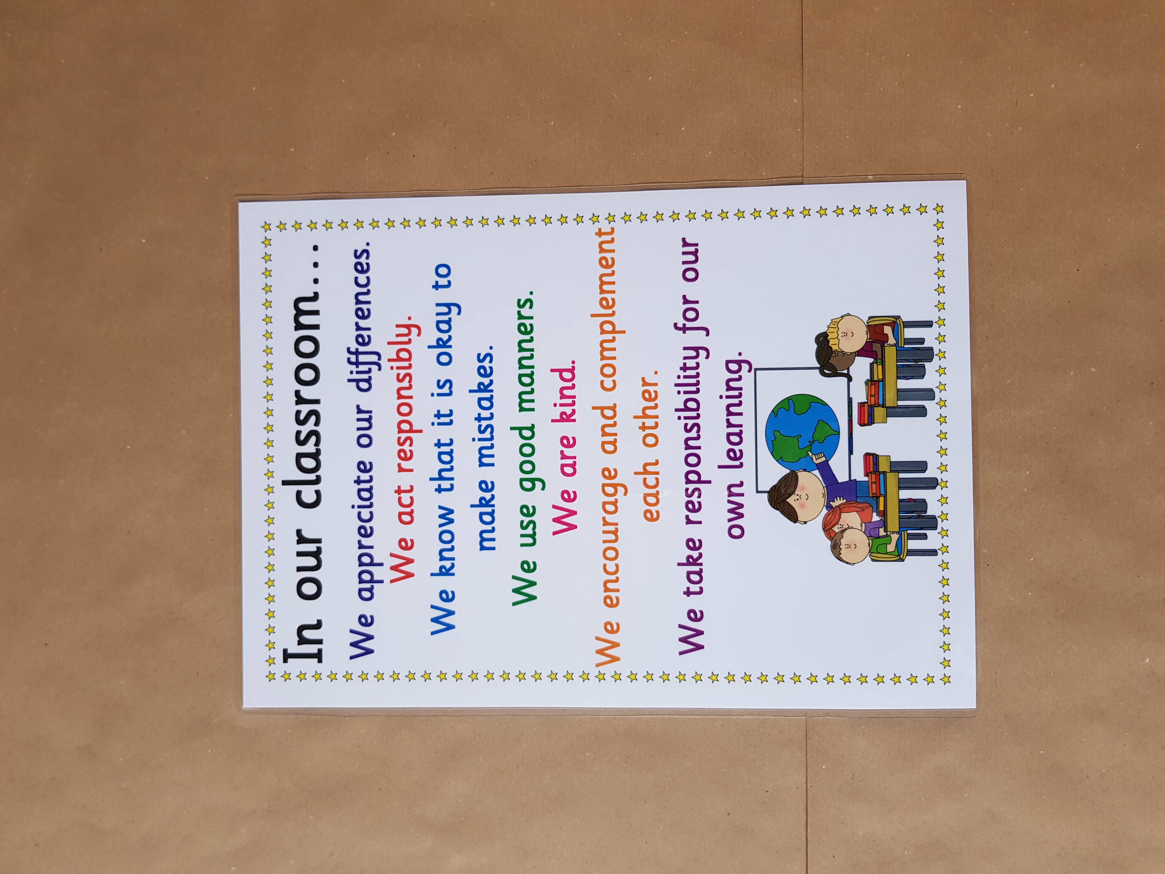In Our Classroom - A4 poster 