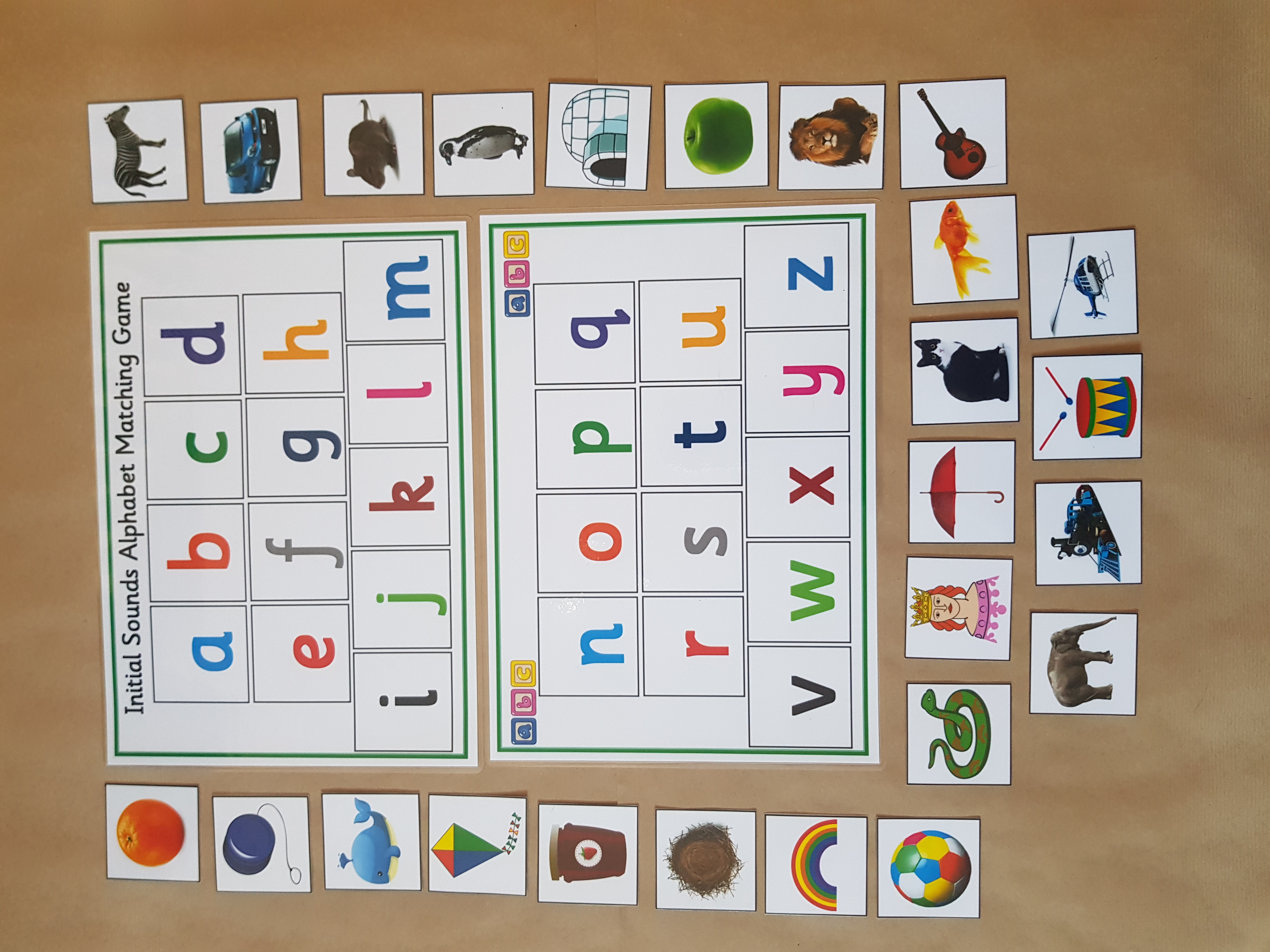 Initial Sounds Matching Game