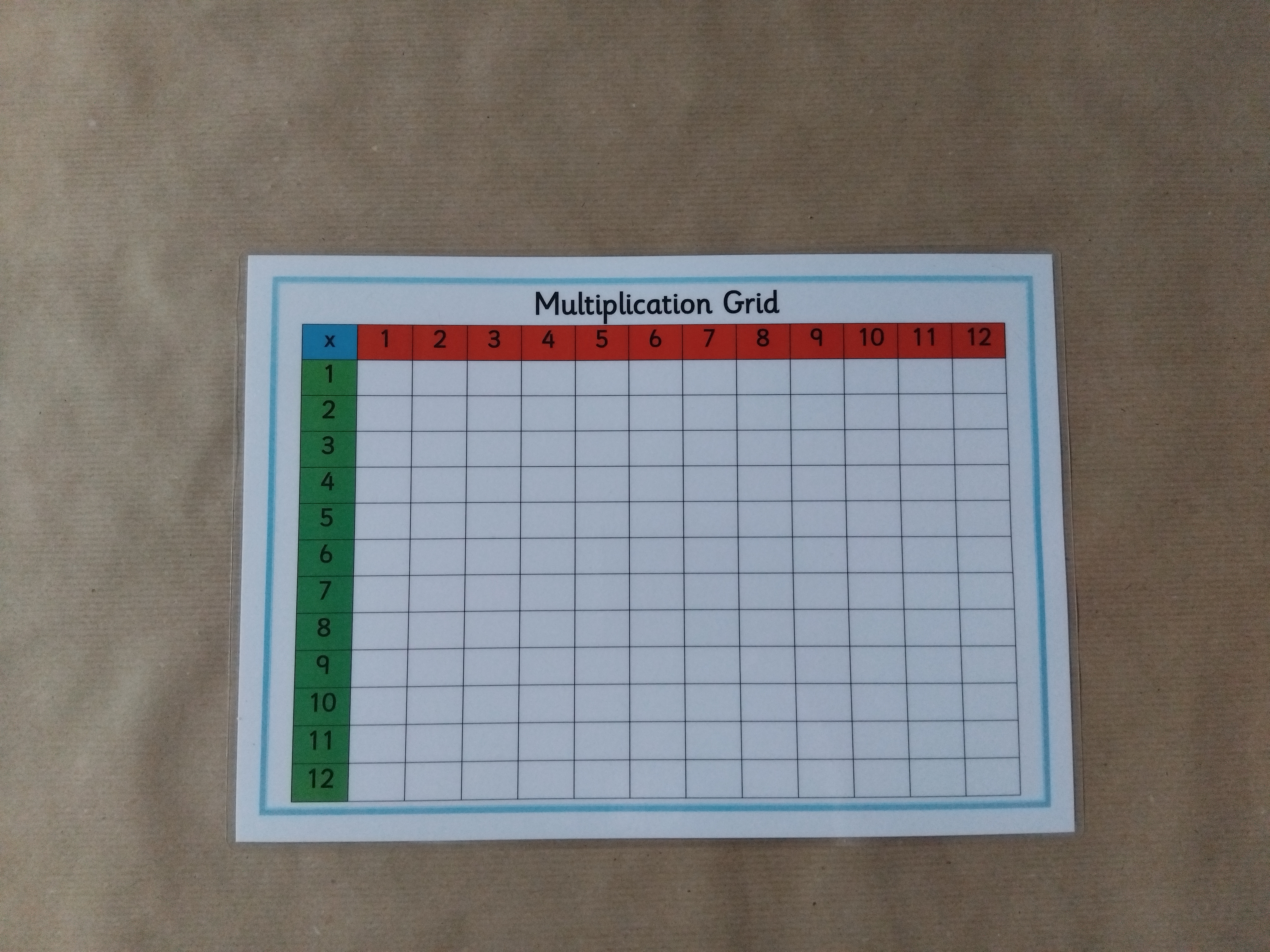 Multiplication Grid Bundle  - Reusable worksheet, KS2 Numeracy Resource