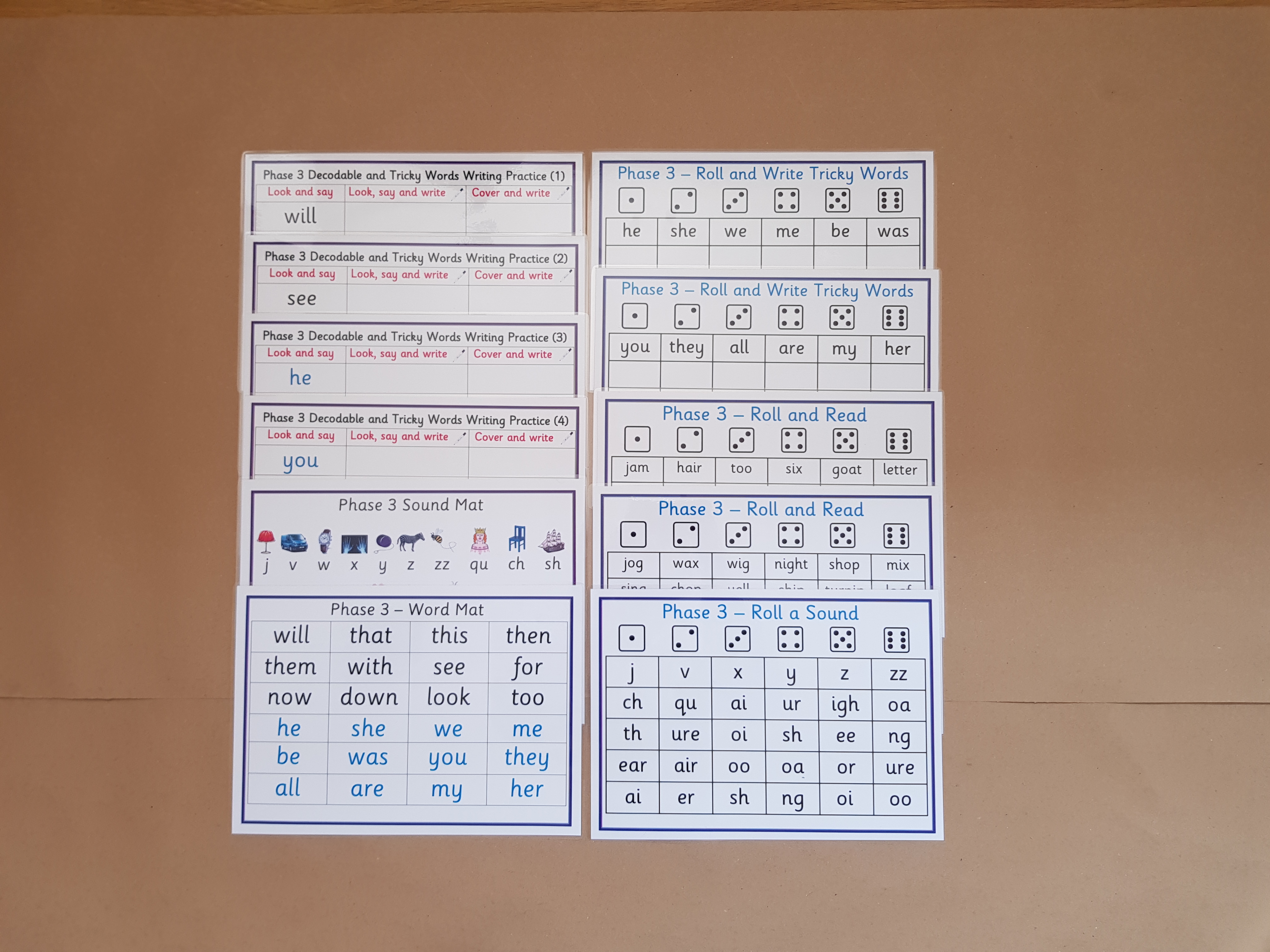 Phase 3 Learning Bundle - Letters and sounds