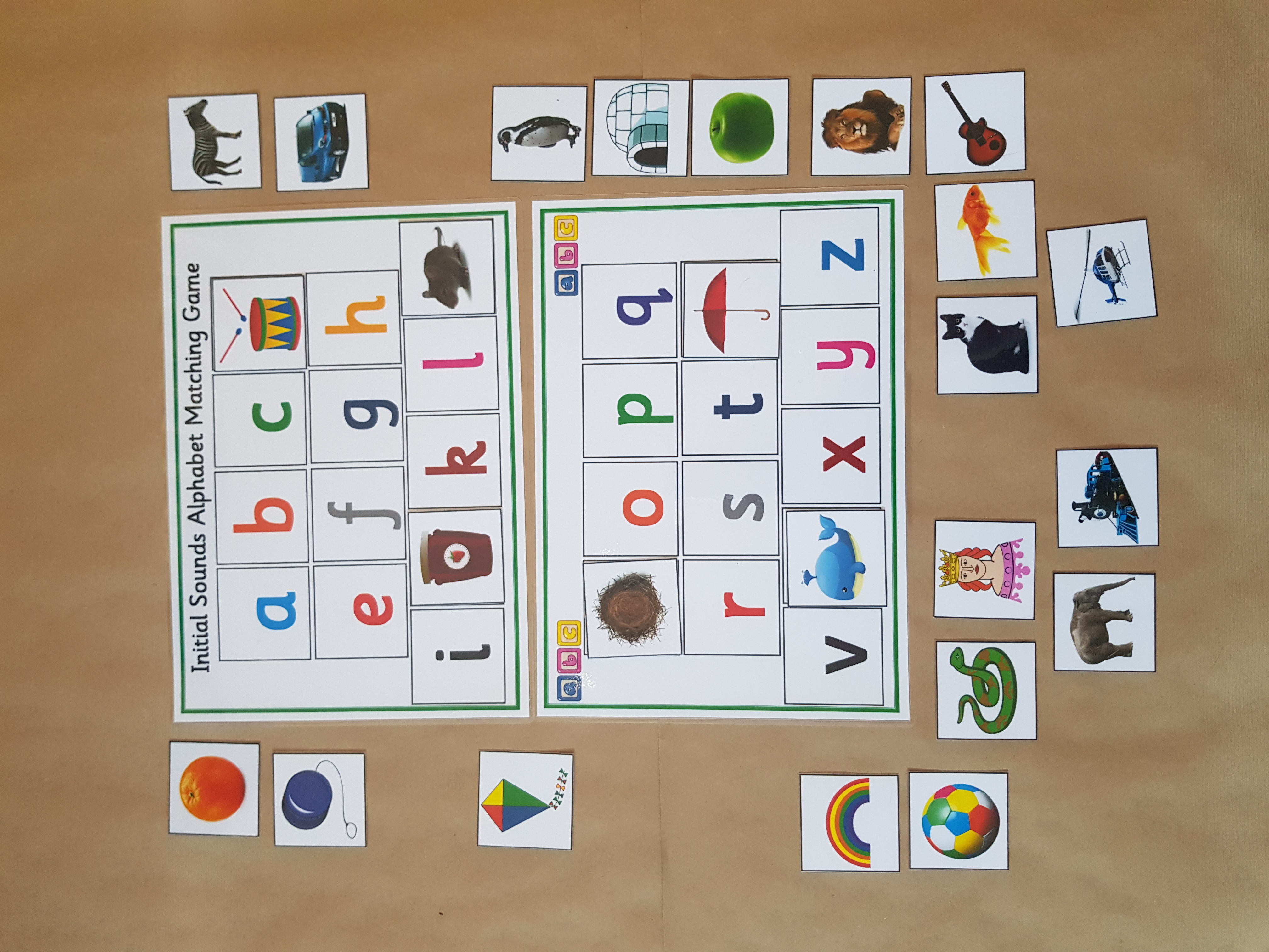 Initial Sounds Matching Game