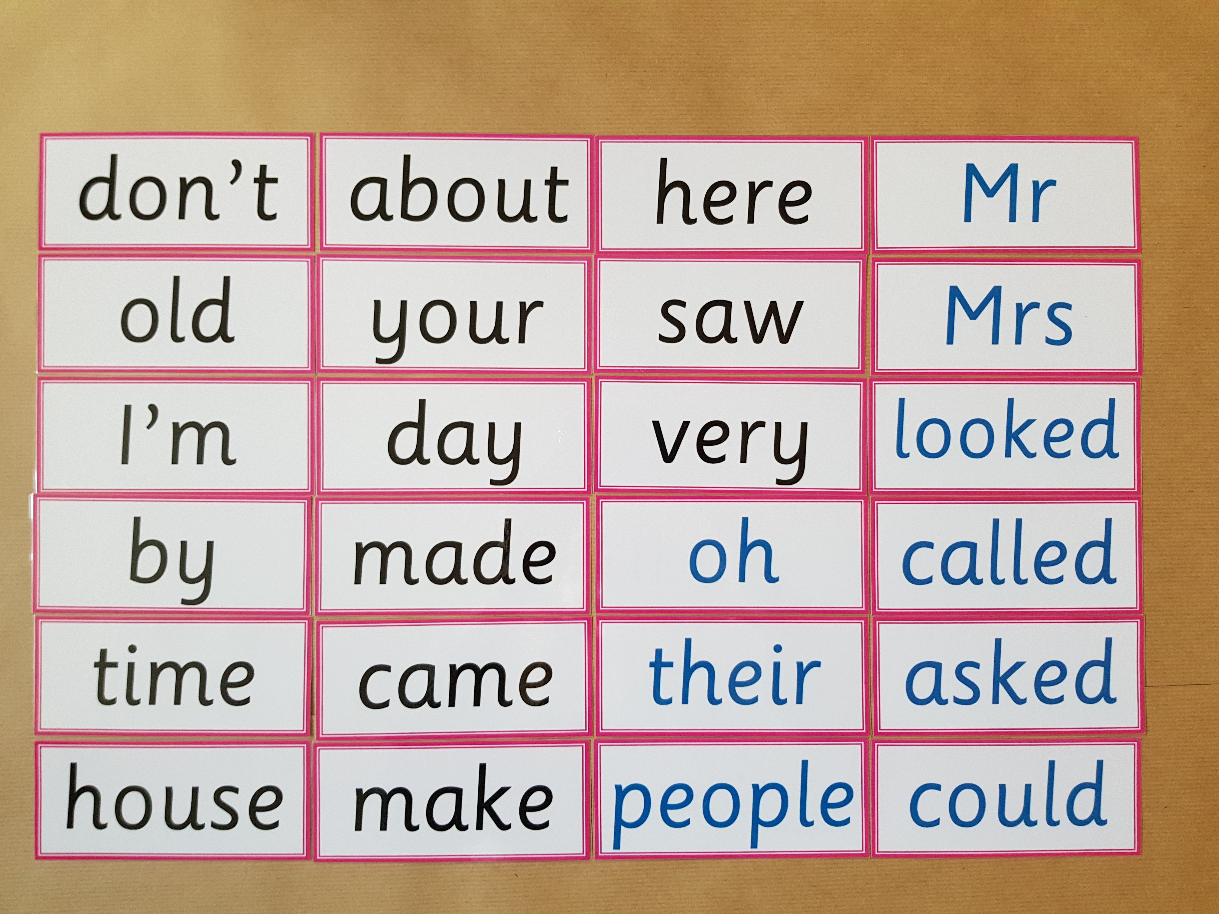 Phase 5 Words - Flash cards