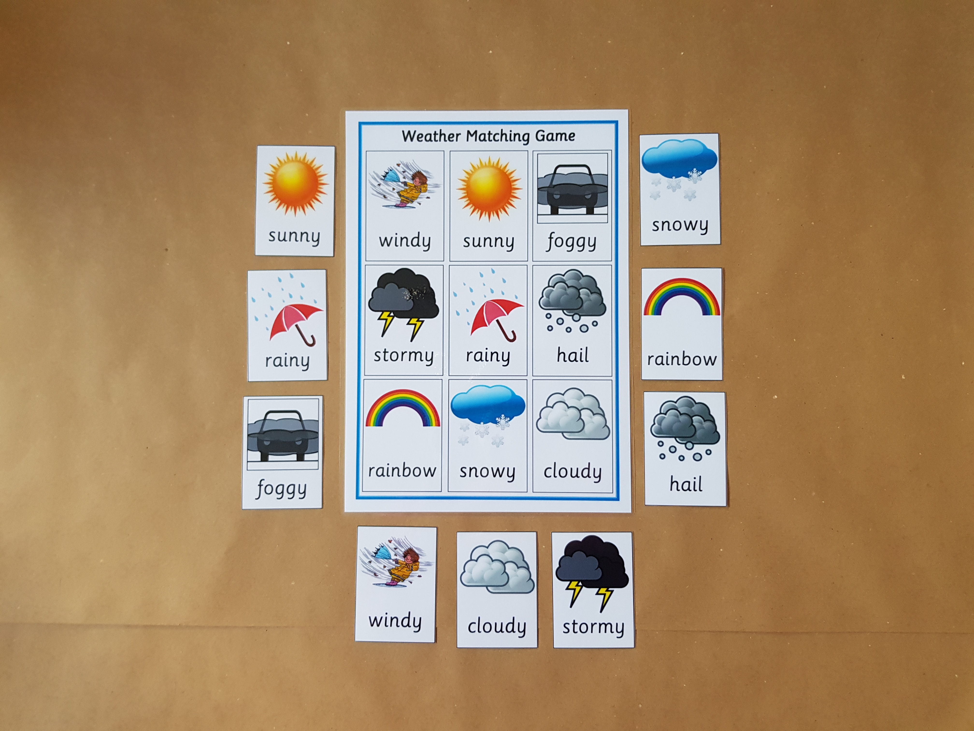Weather Matching Game