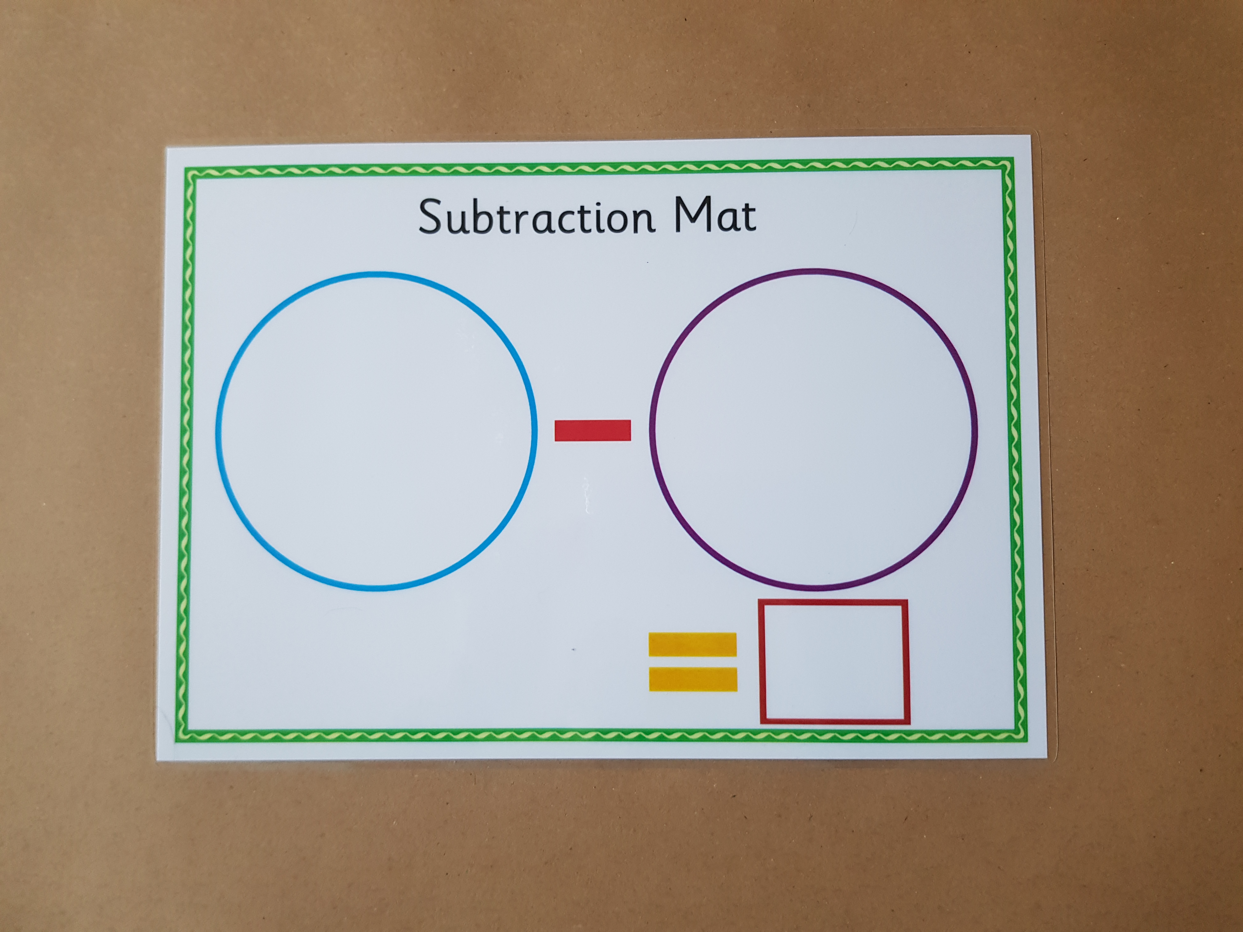 Addition and subtraction mats